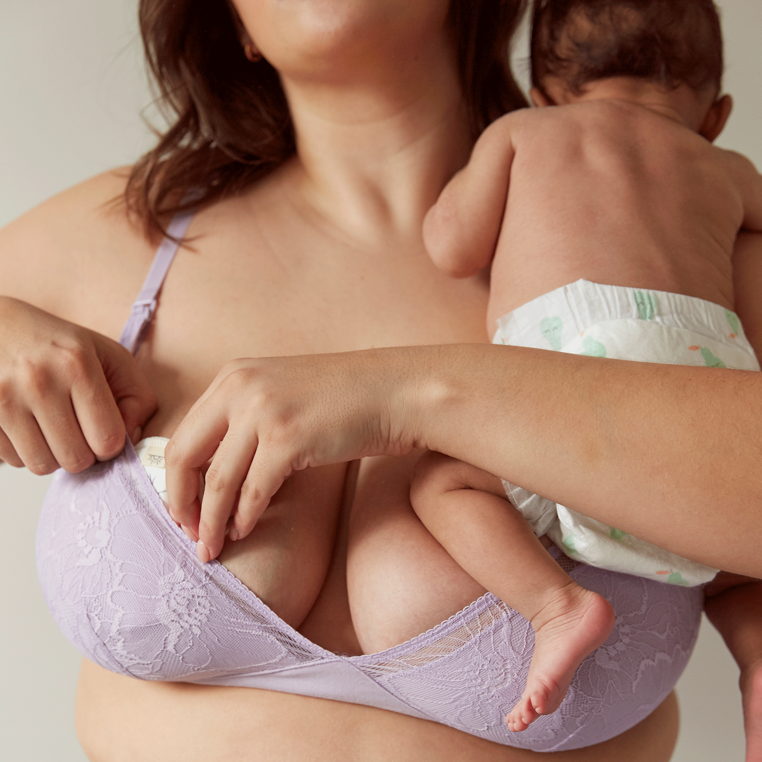 Breastfeeding Night Maternity Lingerie Open Cup Bras