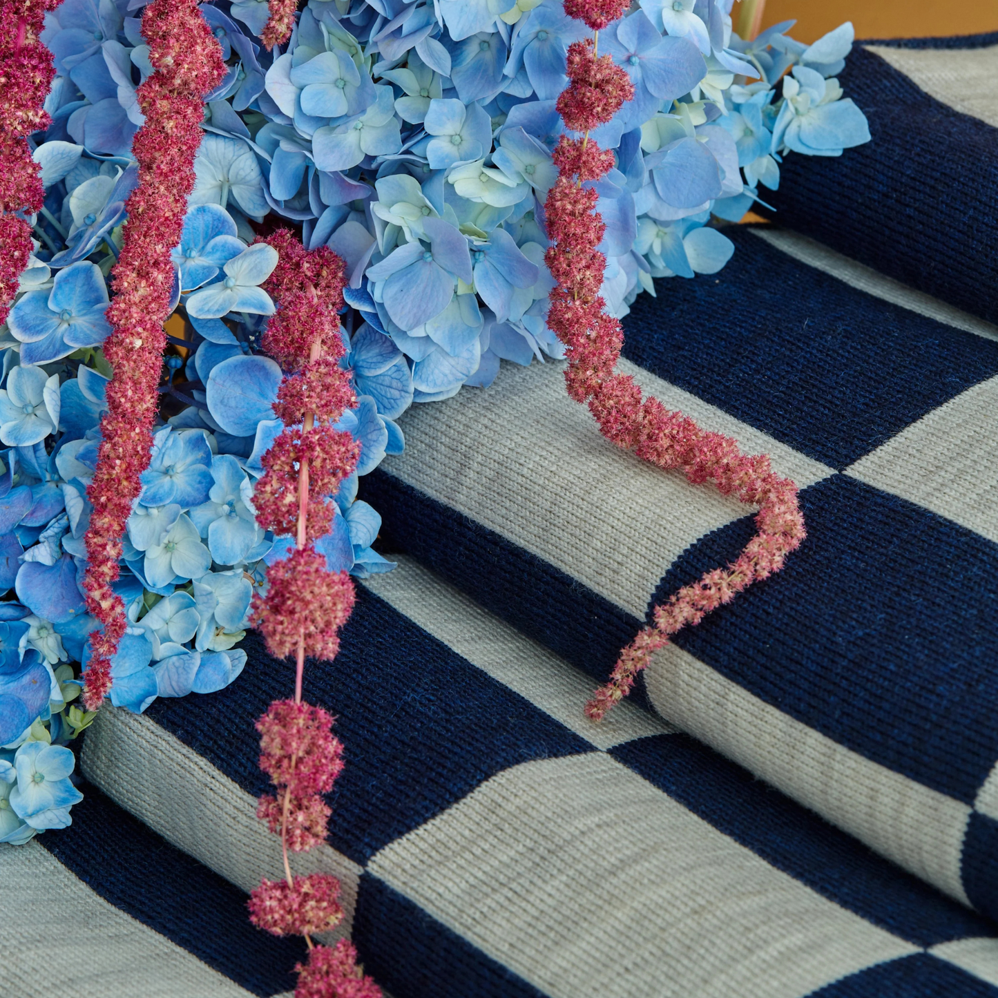 Baby Blanket - Navy Sailor Check