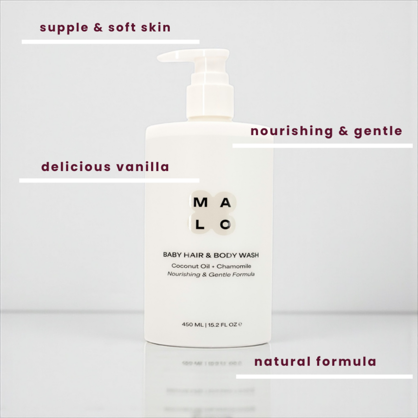Baby Hair & Body Wash 450ml
