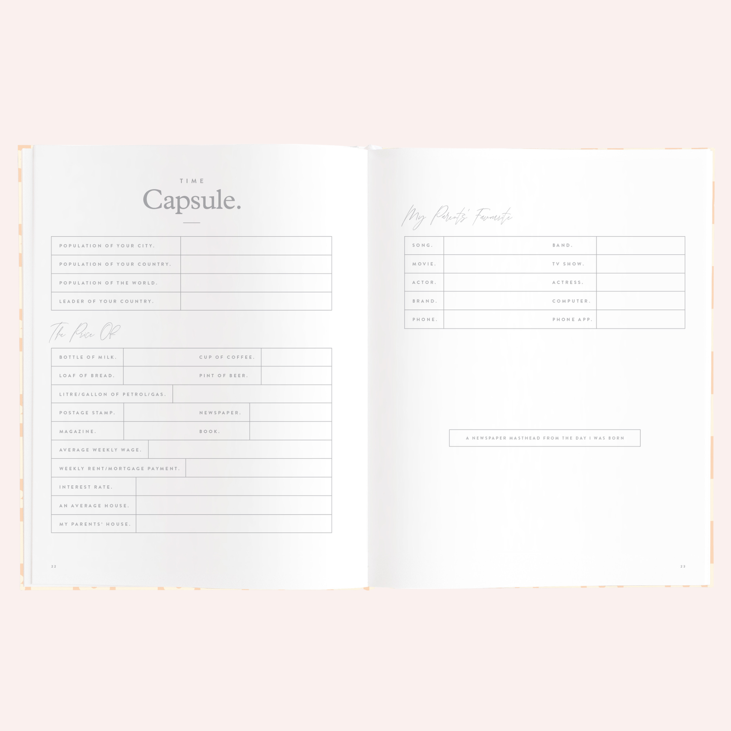 Baby Book - Daisy Grid