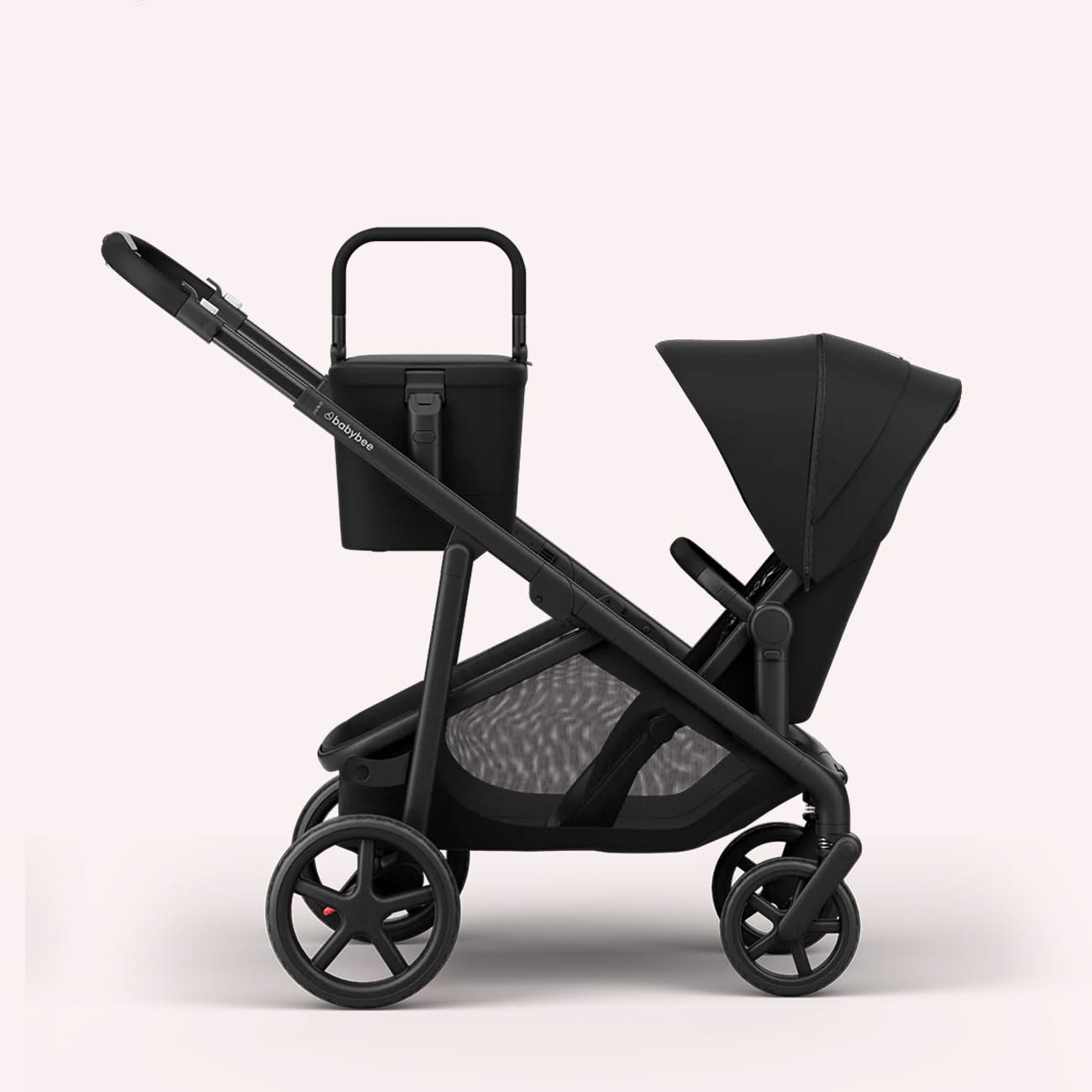 Babybee Juno Shopper Basket - Black Noir