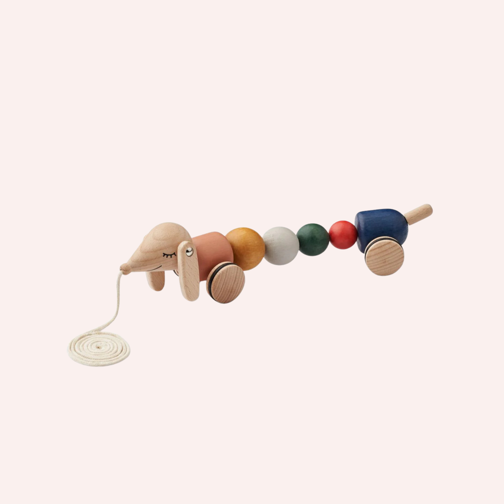 Barthes Pull Along Dog Toy by Liewood main image 1