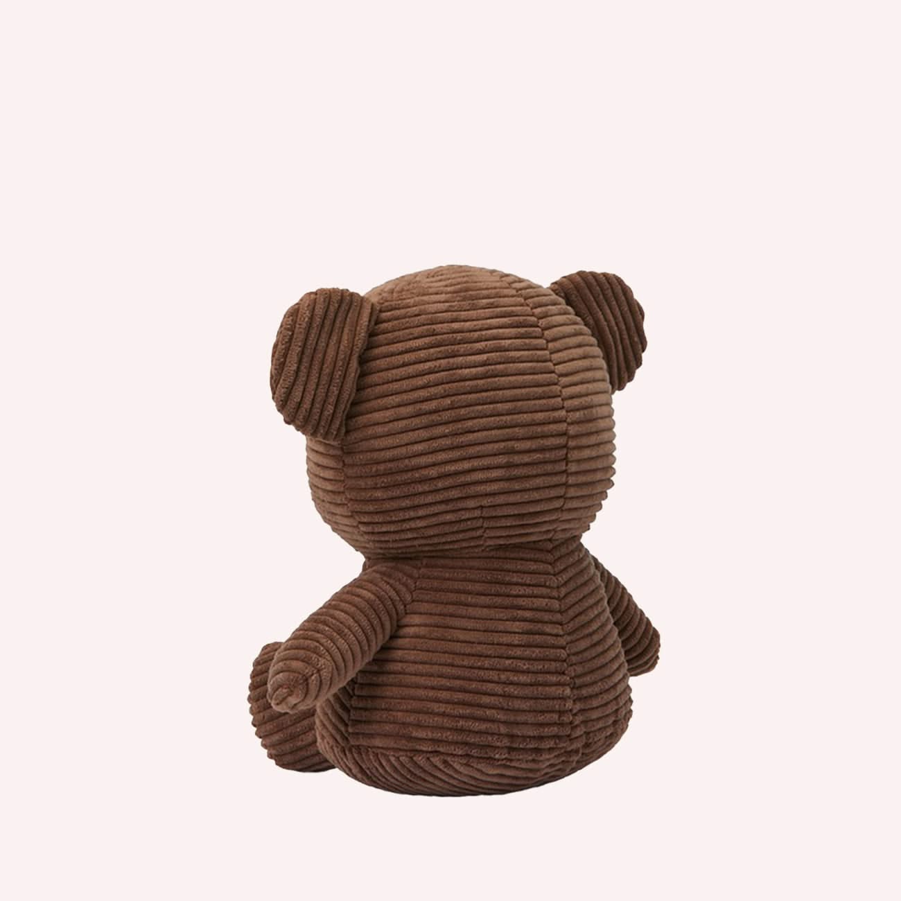 Boris Bear Corduroy Plush - Brown (17cm)