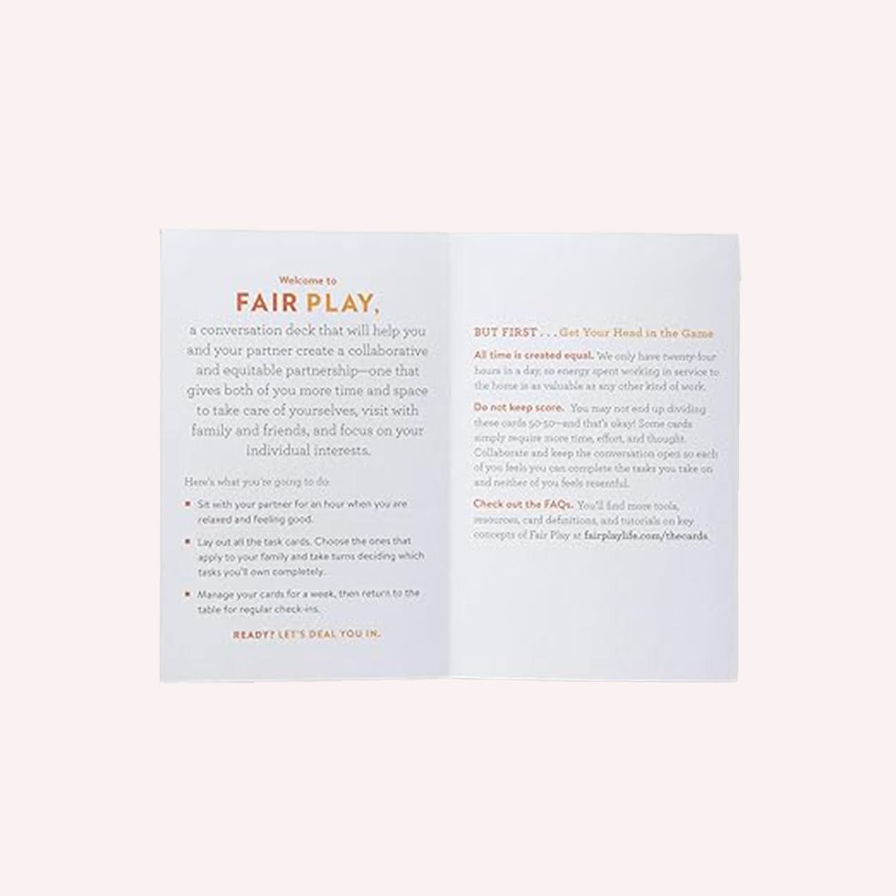 The Fair Play Deck