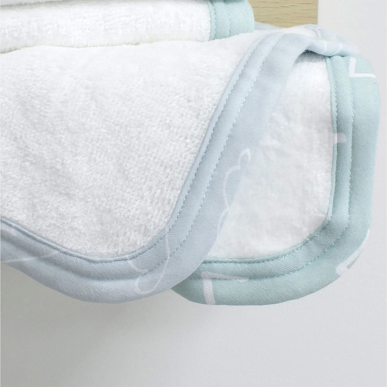 Nordic 3 Pack Facewasher - Sky Mint
