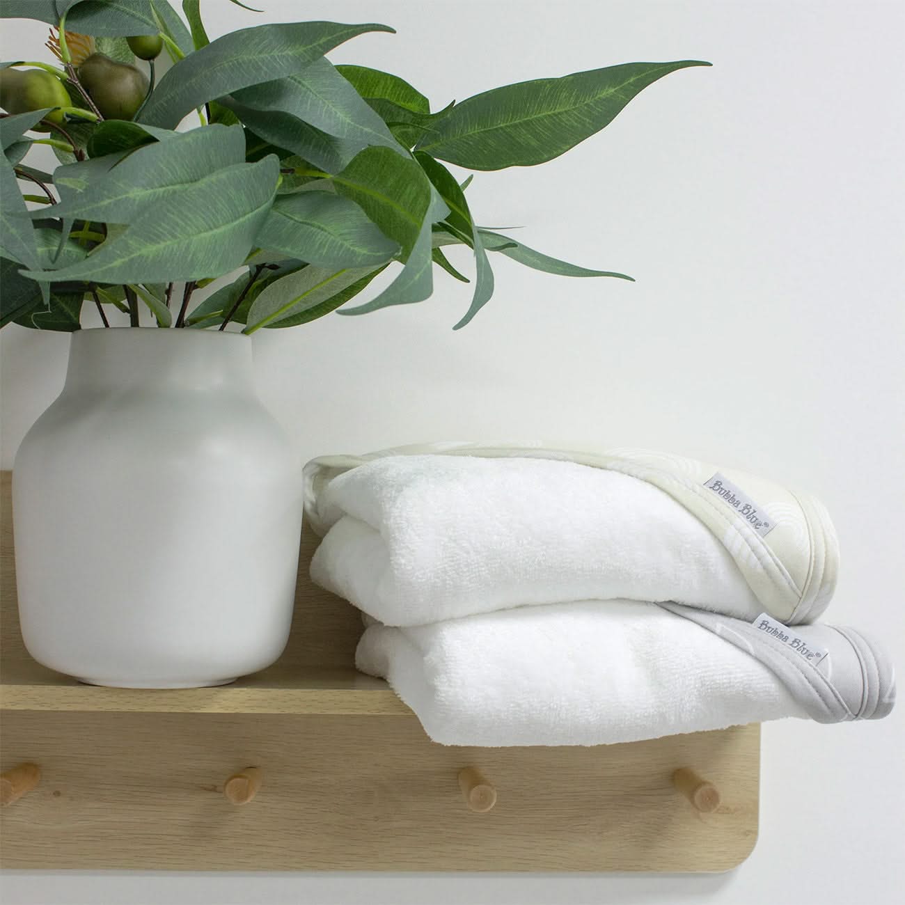 Nordic 2 Pack Hooded Towel - Grey Sand