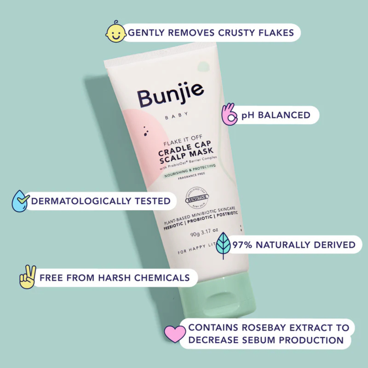 Bunjie Cradle Cap Scalp Mask - 90g