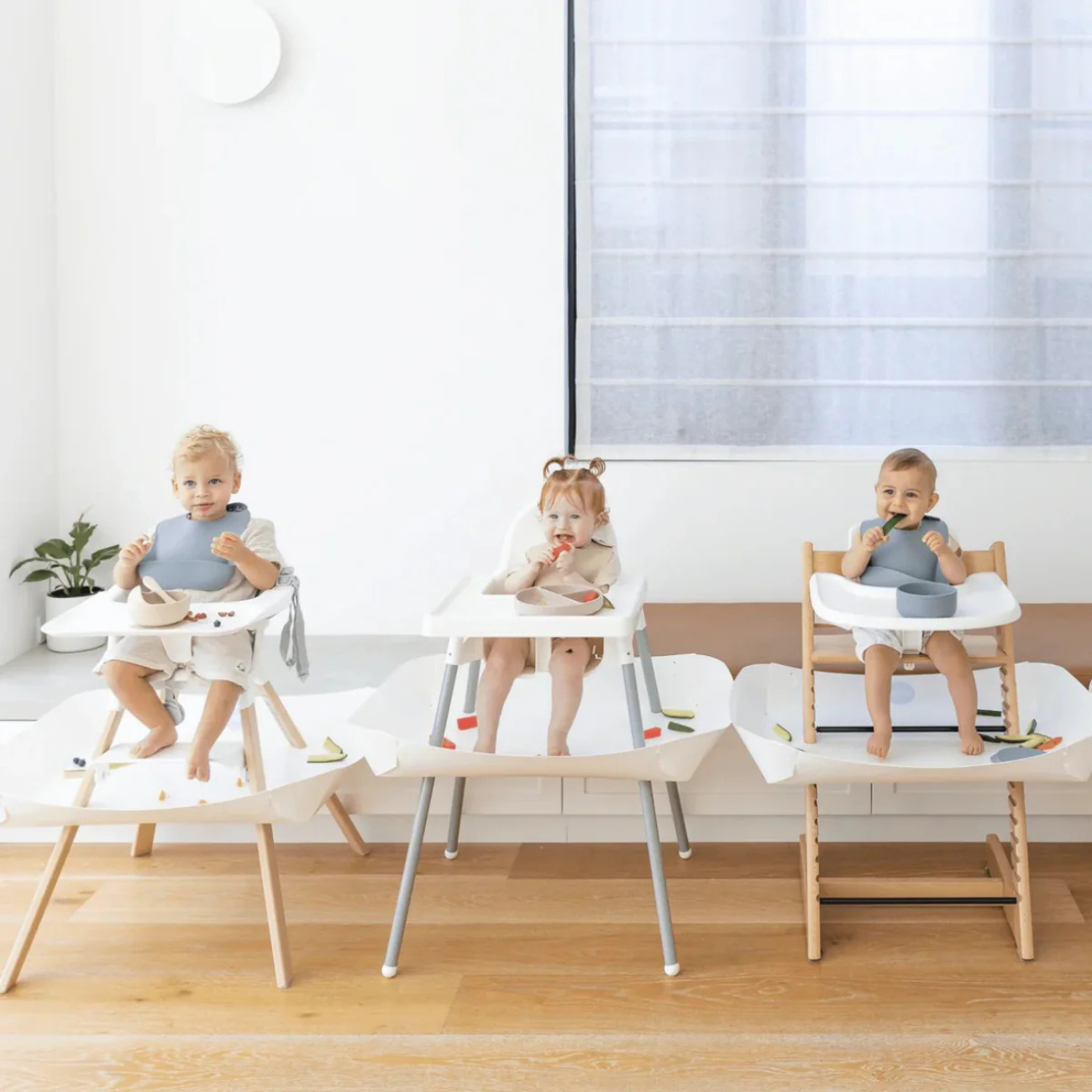 CATCHY Eucalyptus - The Food and Mess Catcher for High Chairs