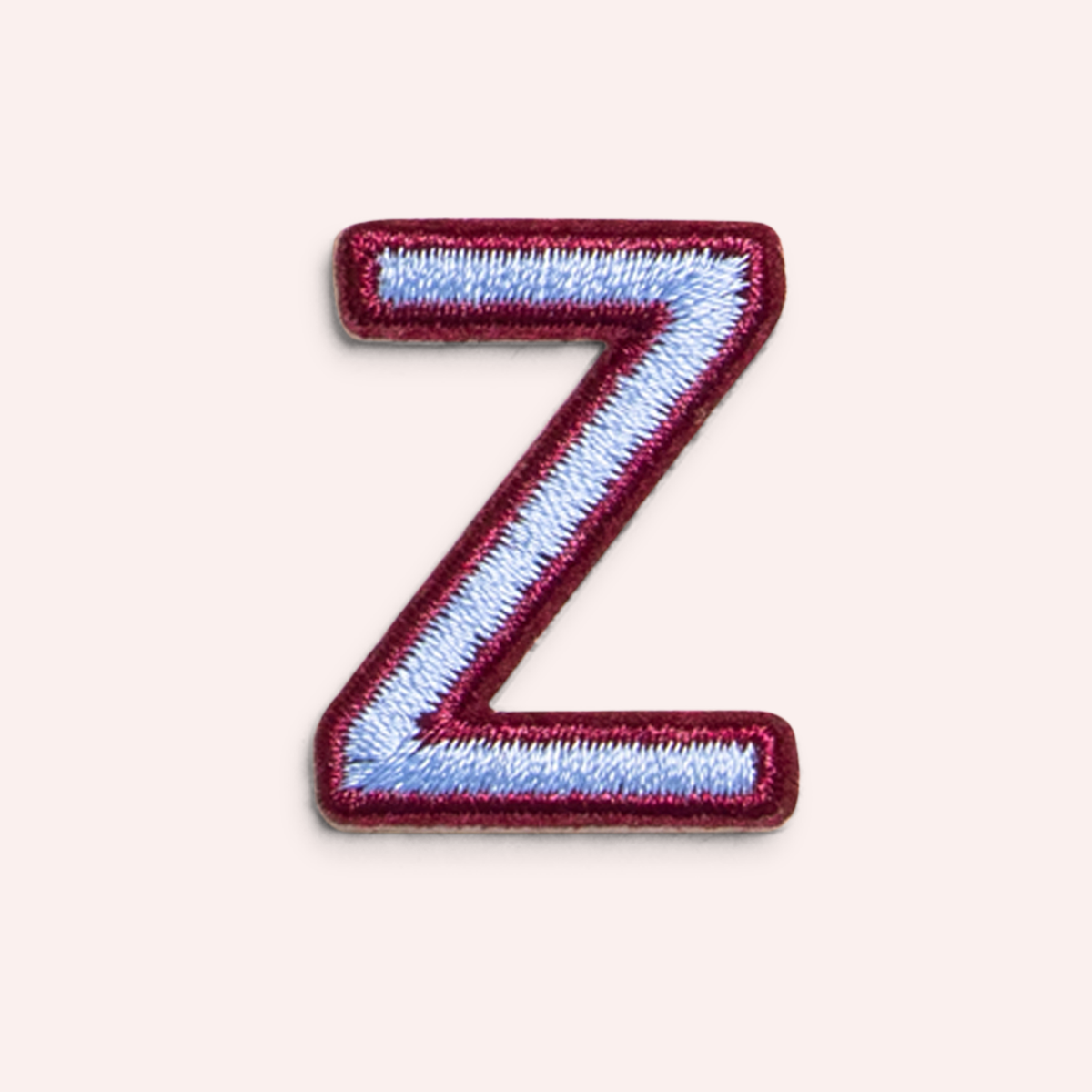 Decorative Iron-On Patch - Periwinkle/Deep Berry