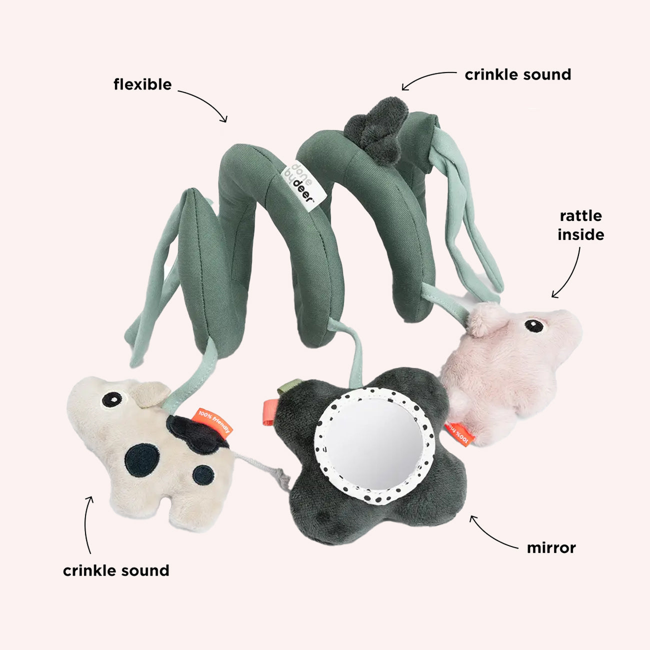 Activity Spiral - Tiny Farm Green