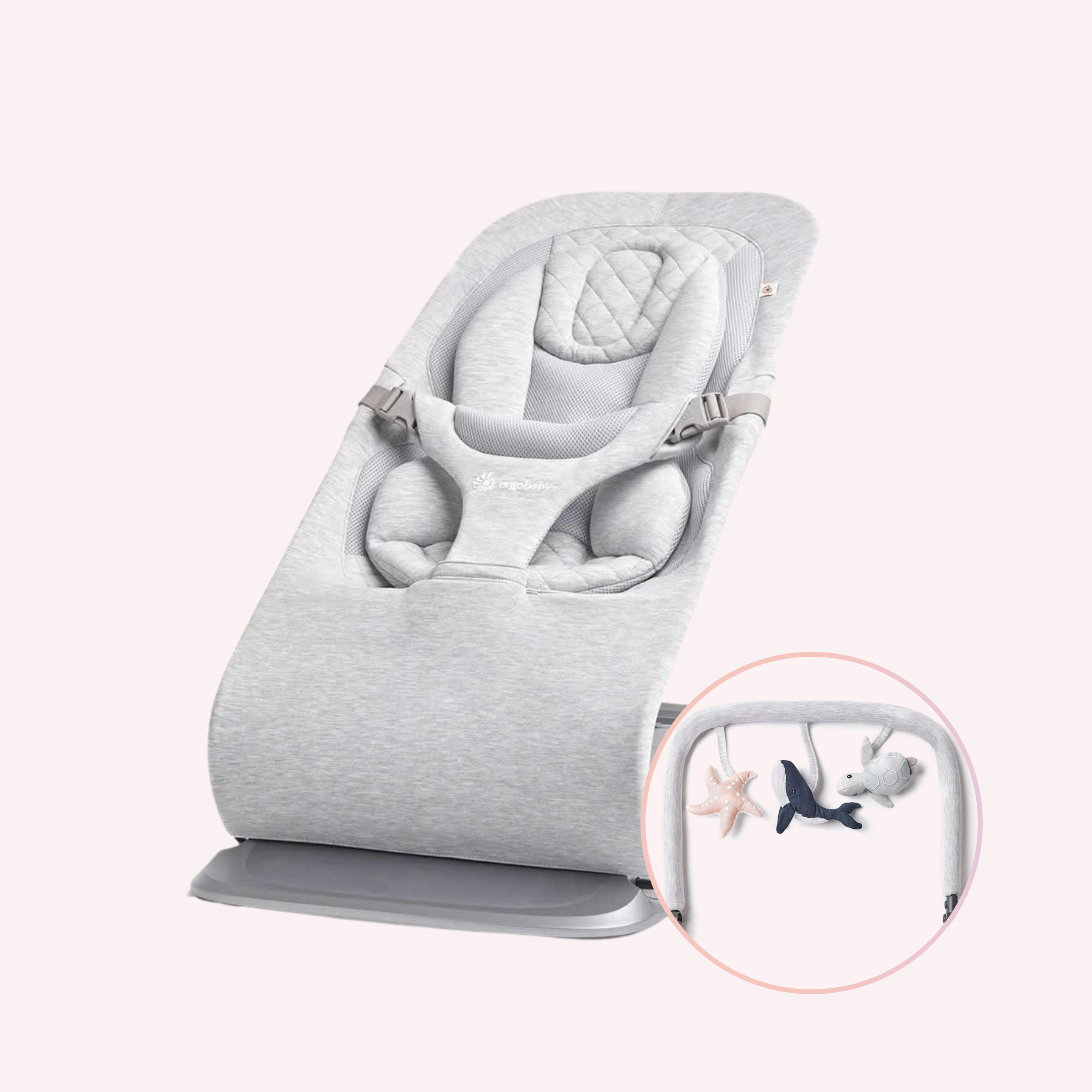 Evolve in Bouncer Light Grey by Ergobaby the memo – The Memo