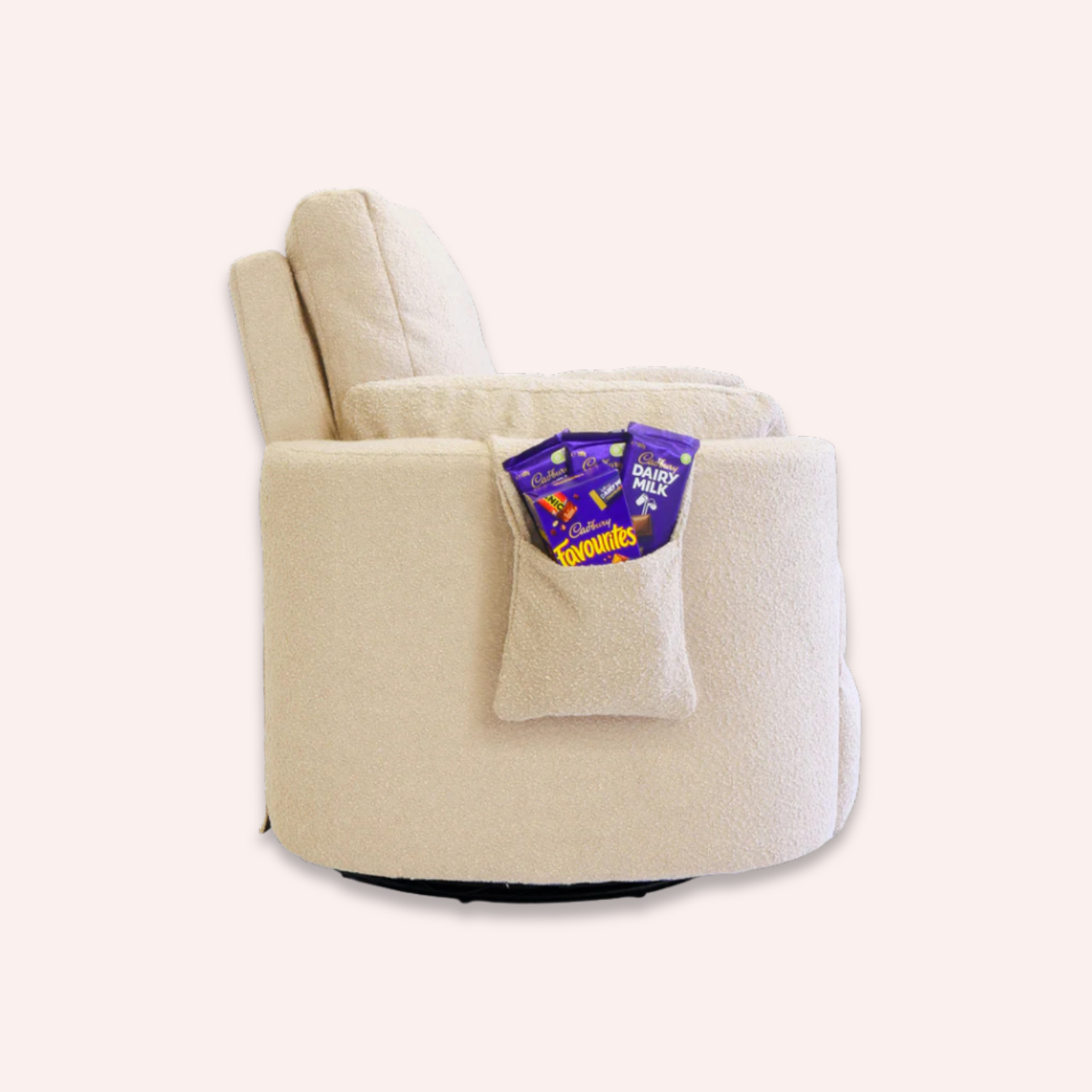 Fluffy Pouch - Set of 2 - Biscuit