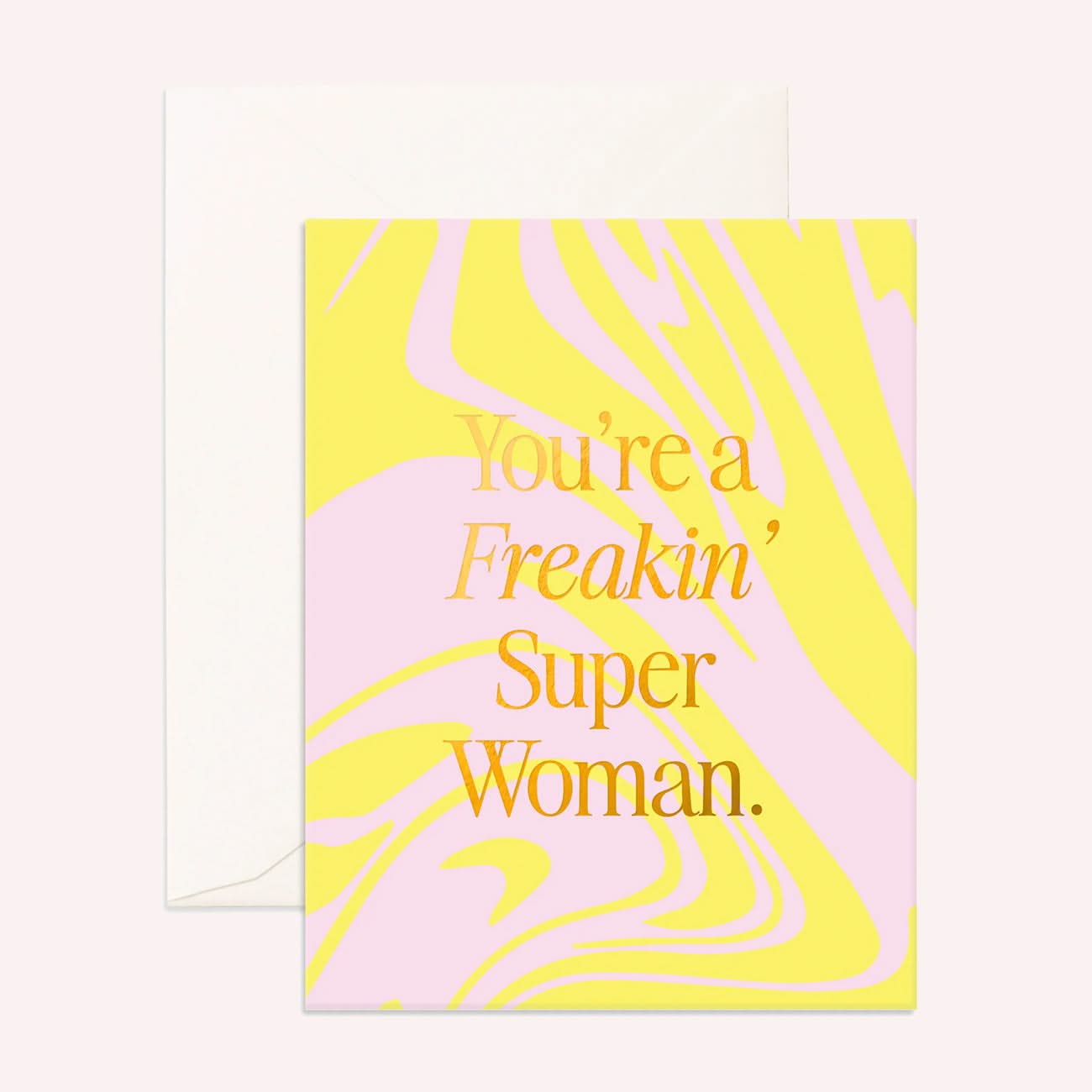 Greeting Card - Freakin' Superwoman