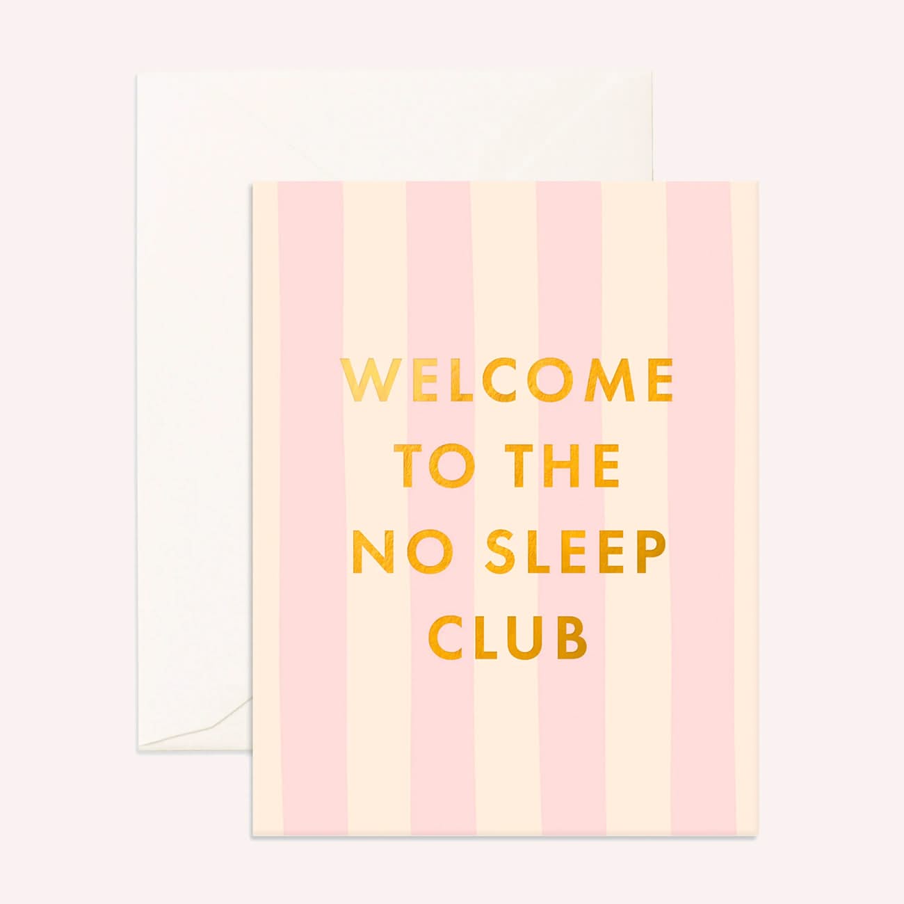 Greeting Card - No Sleep Club - Pink