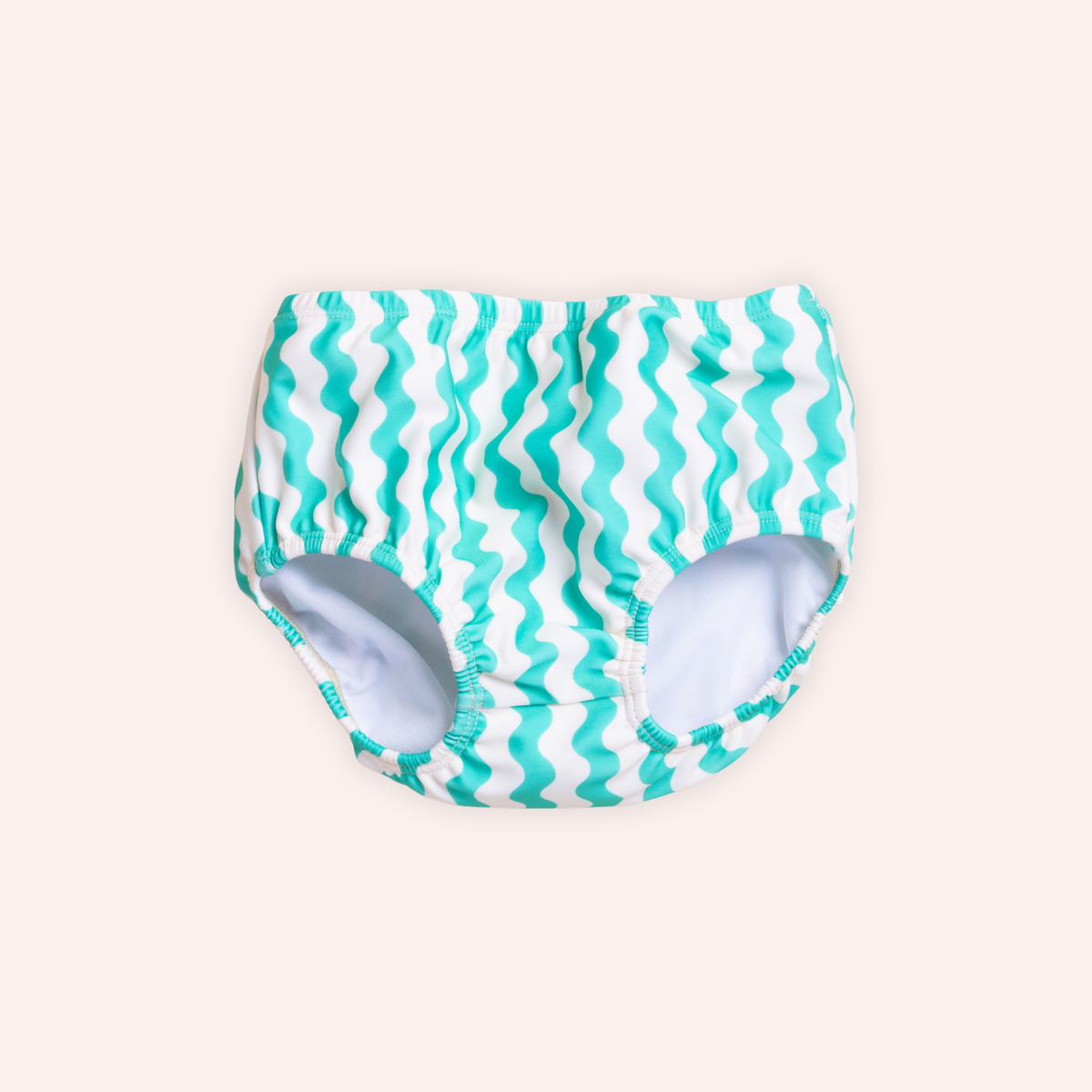 Summer Fave Reusable Swim Nappy - Green Wave