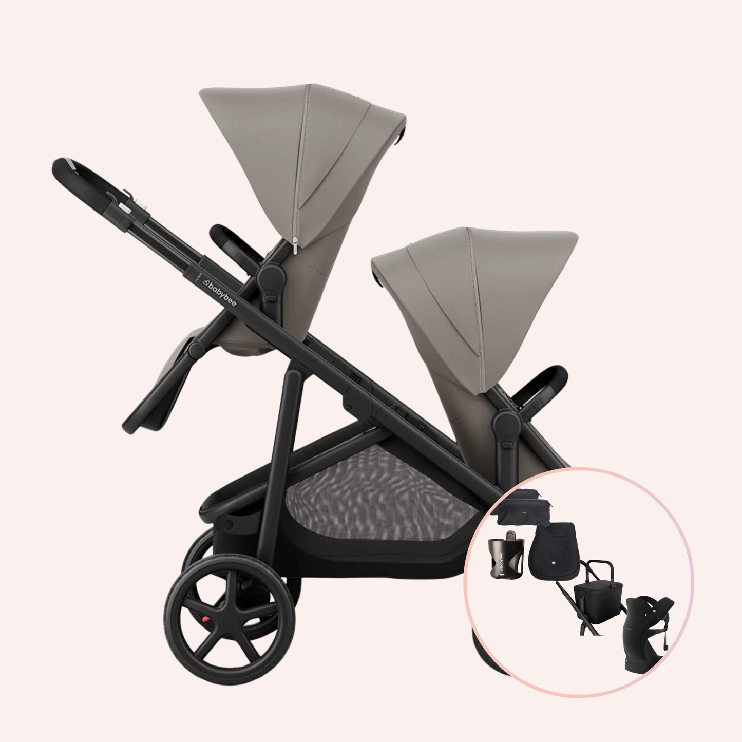 Babybee Juno Two Seat Set Pram
