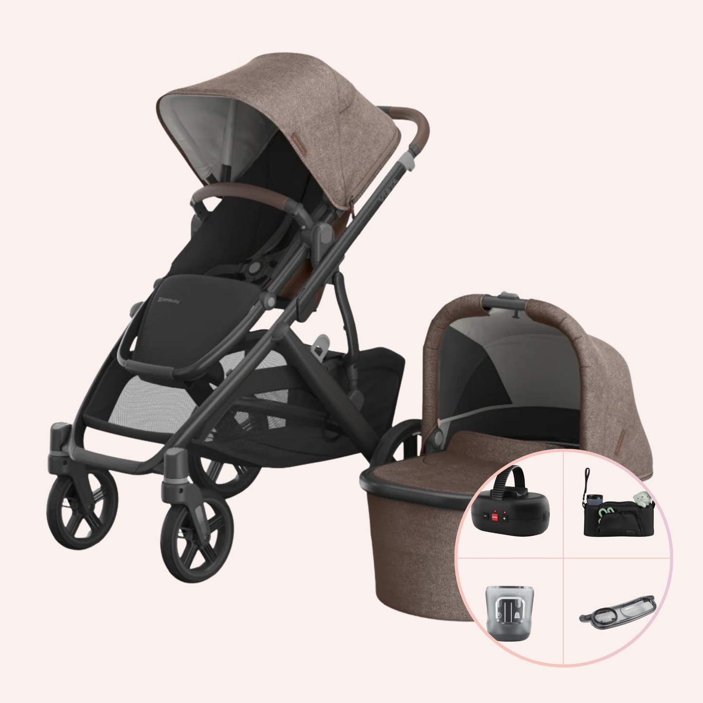 UPPAbaby VISTA V3 Bassinet and Seat Pram