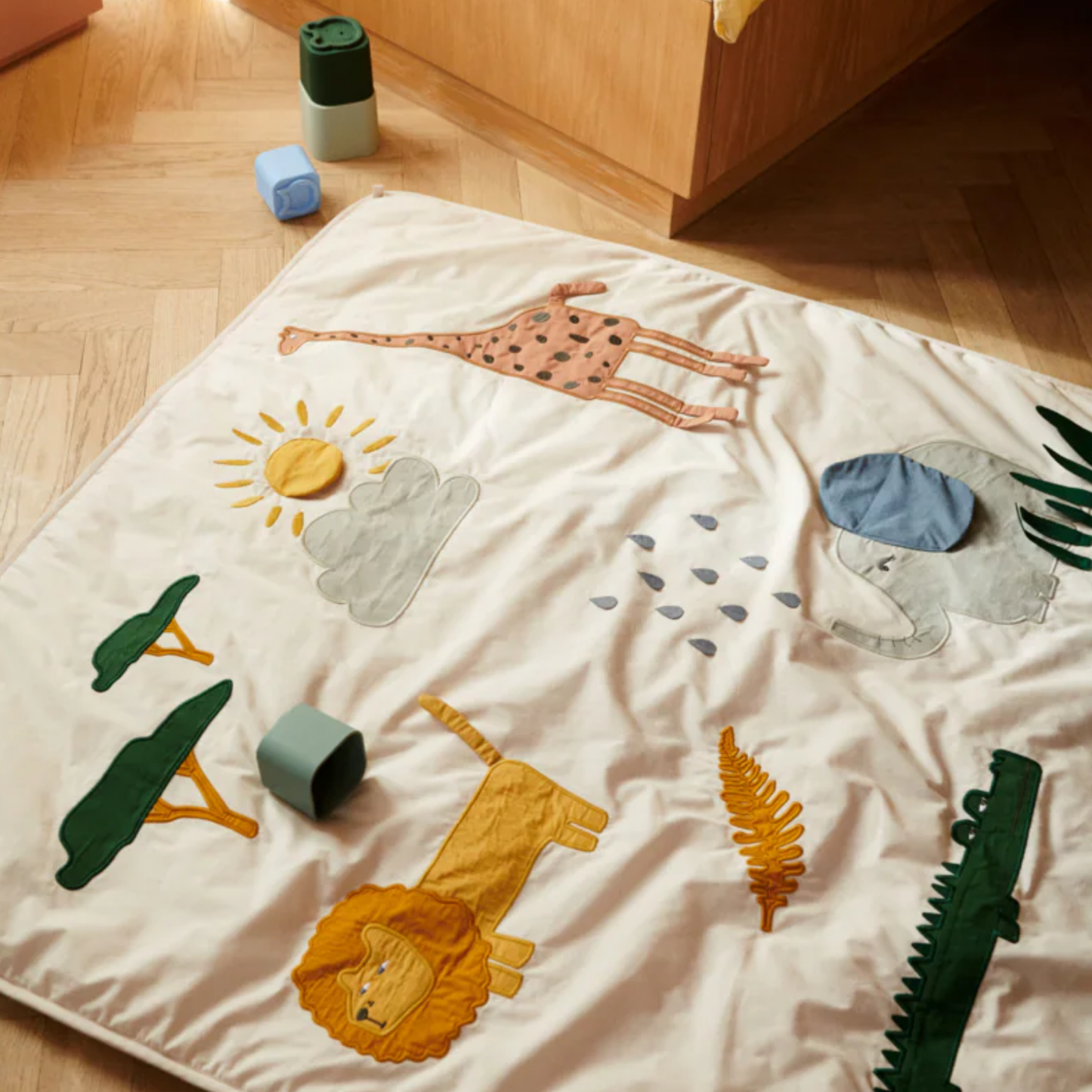 Glenn Activity Blanket - Safari Sandy Mix