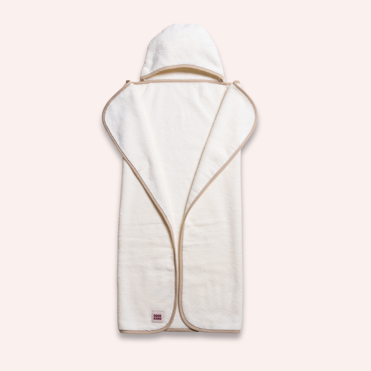 Super Soft Hooded Bath Towel - Ivory/Natural