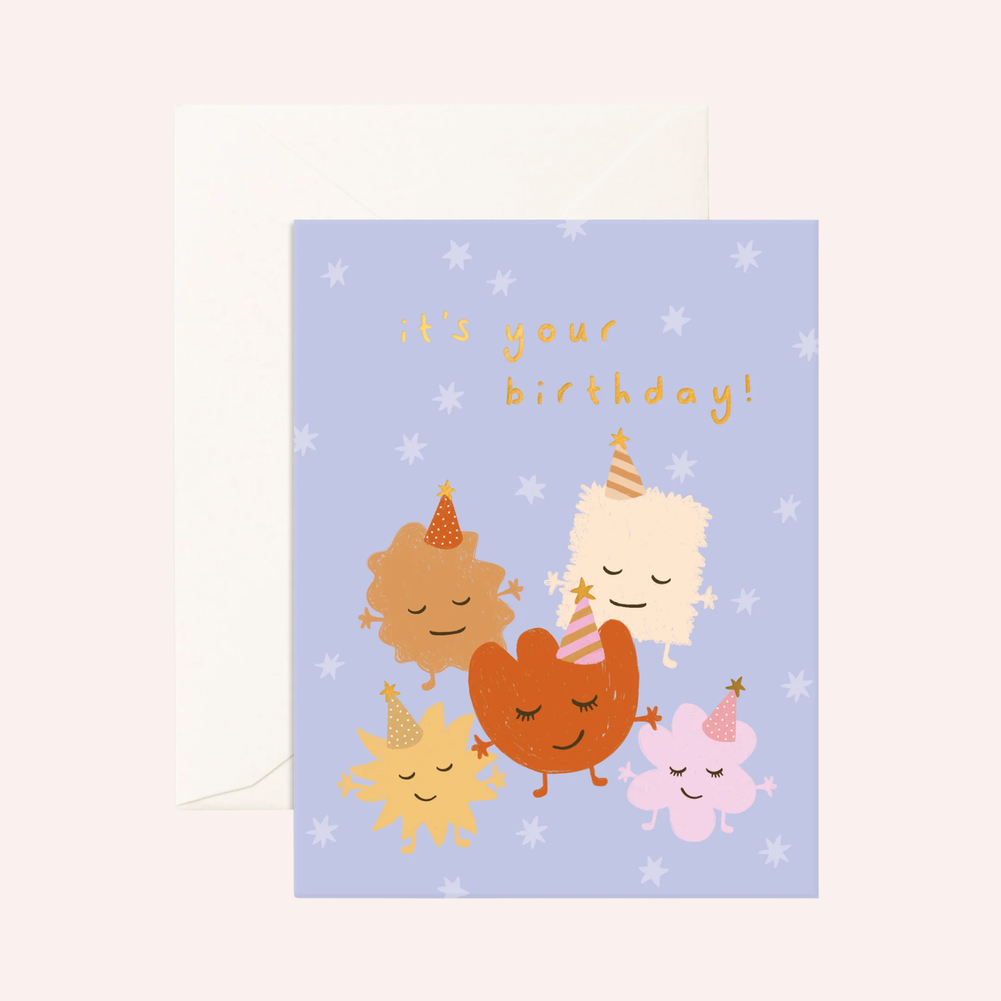 Greeting Card - Five Little Monsters