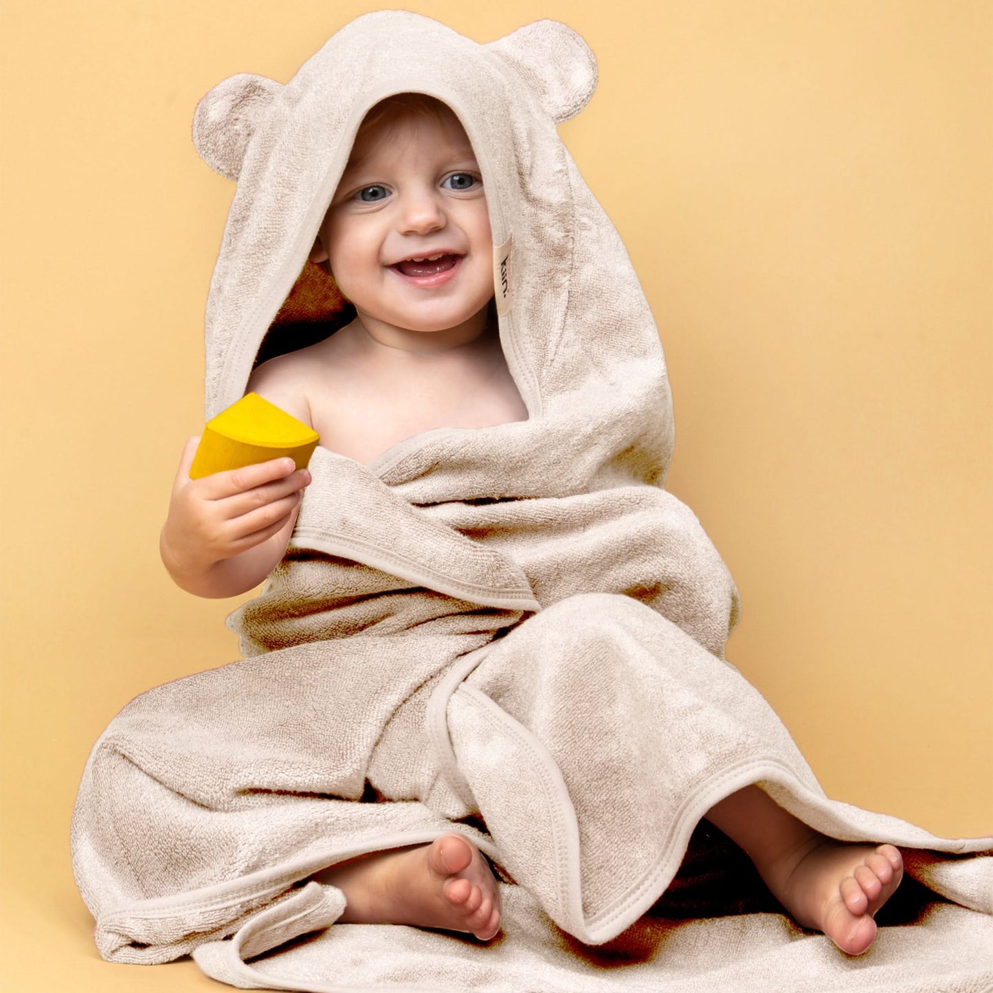 Hooded Towel - Ivory
