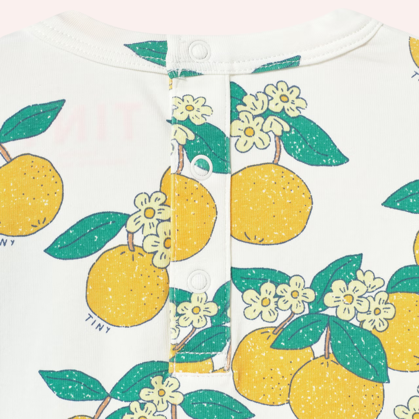 Knitted Baby Tee - Oranges