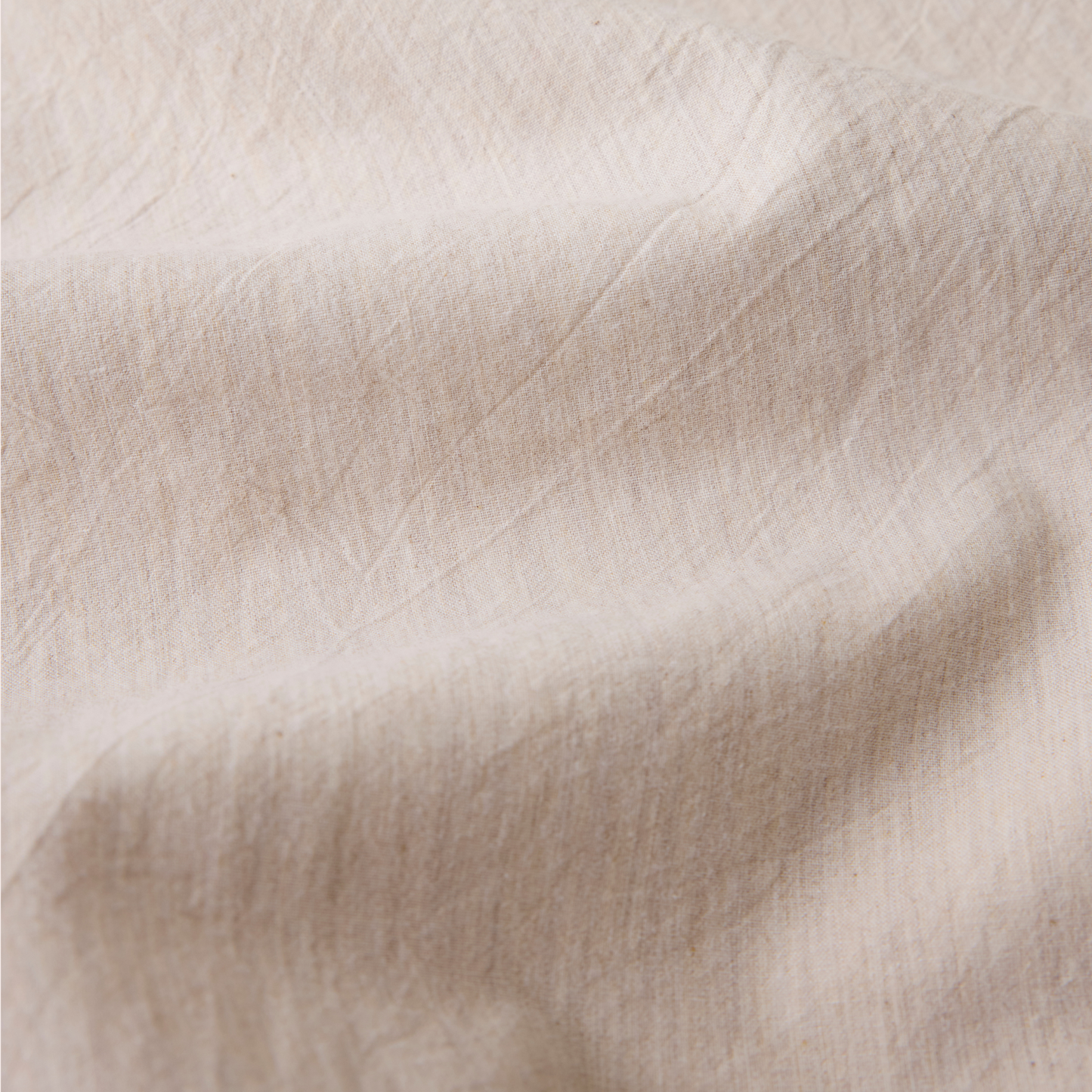 Leo Washed Cotton Fitted Sheet - Oatmeal Marle