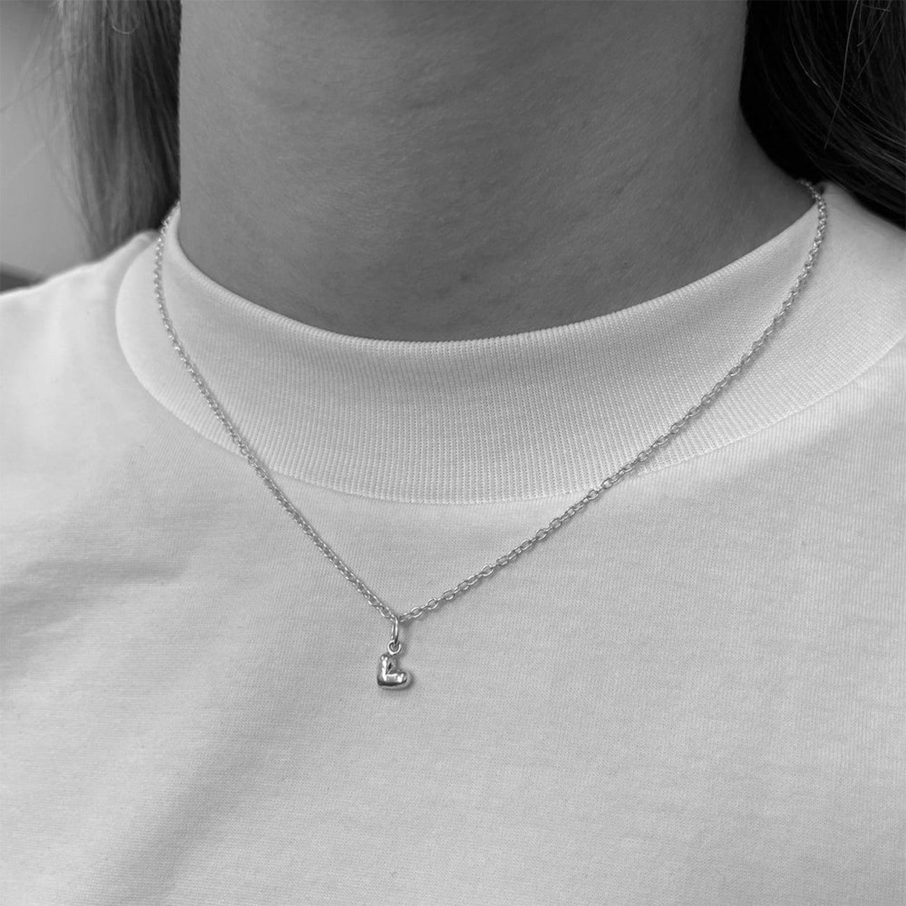 Mini Heart Pendant Rose Gold