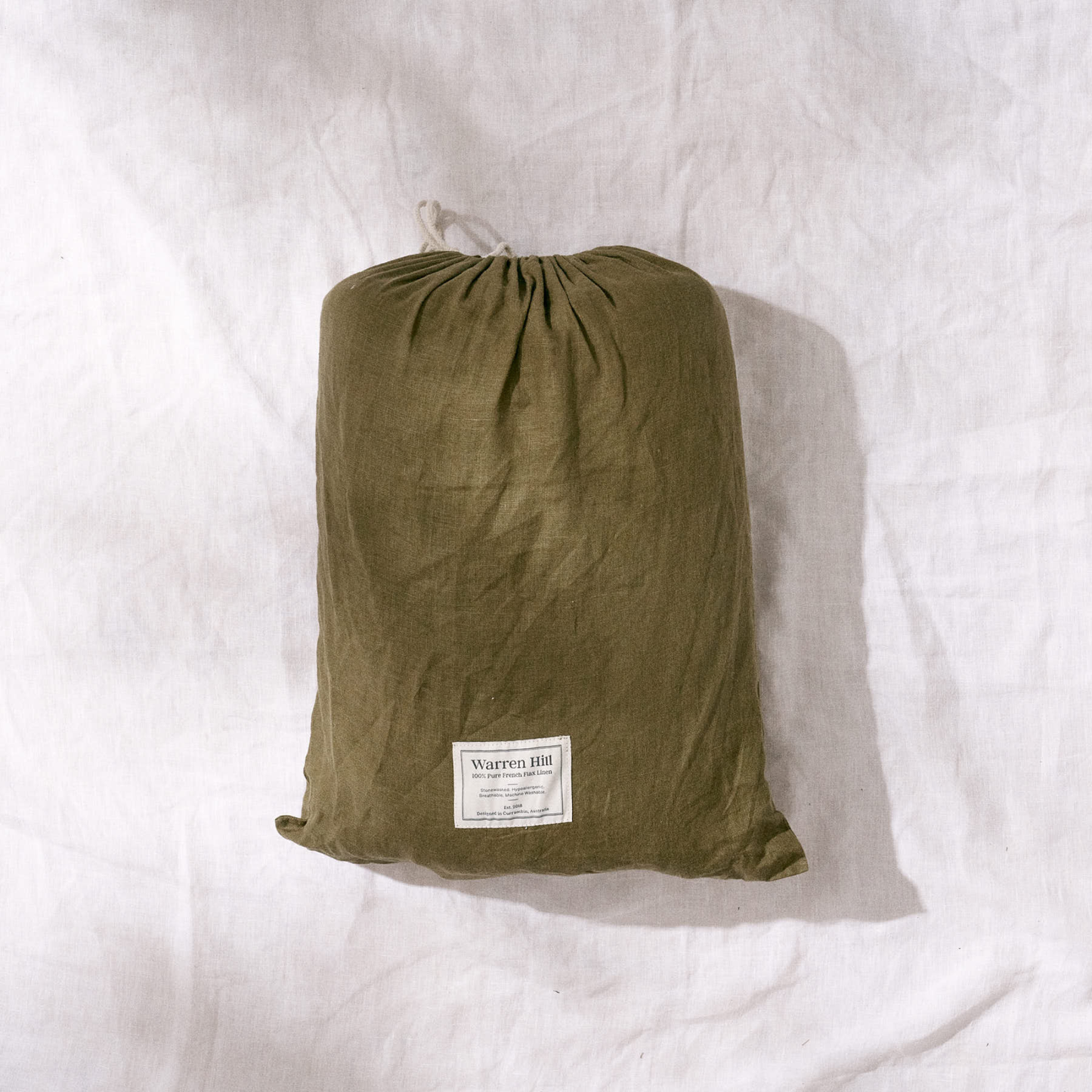 Linen Baby Play Mat - Olive