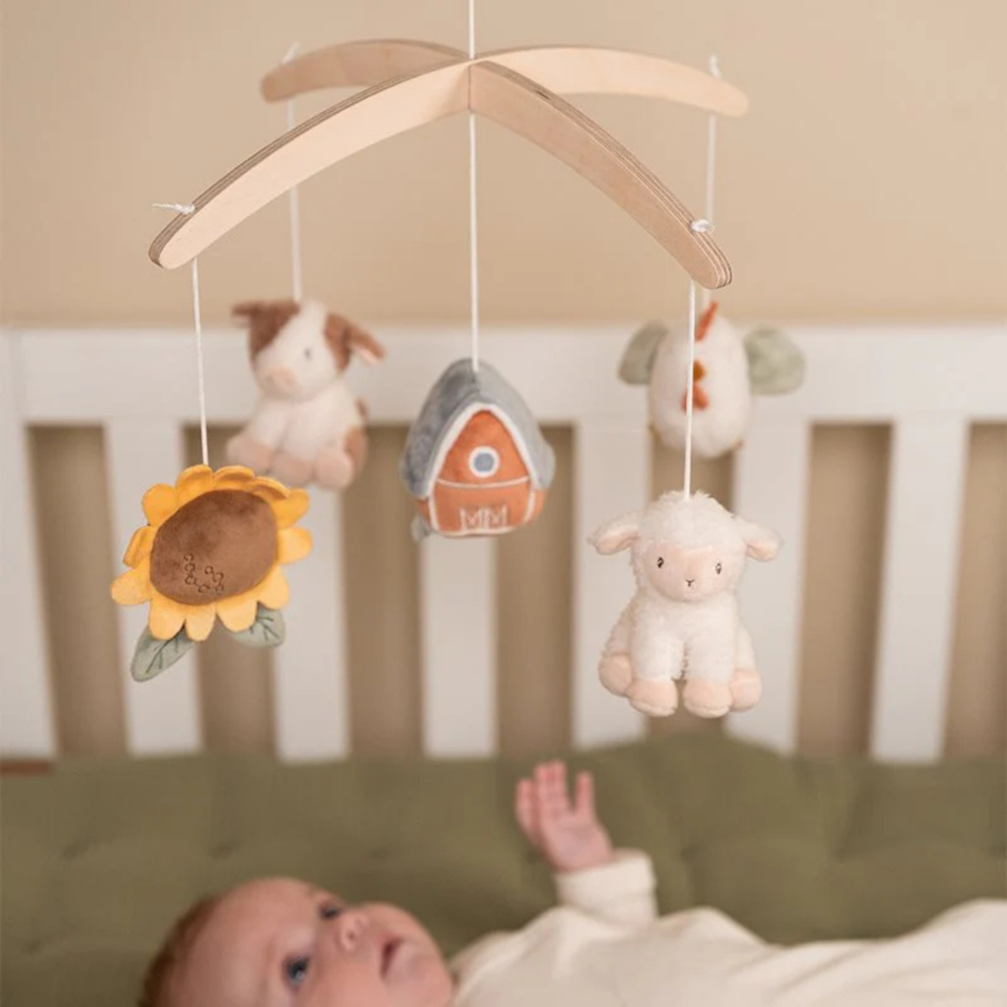 Little Farm Wooden Music Mobile