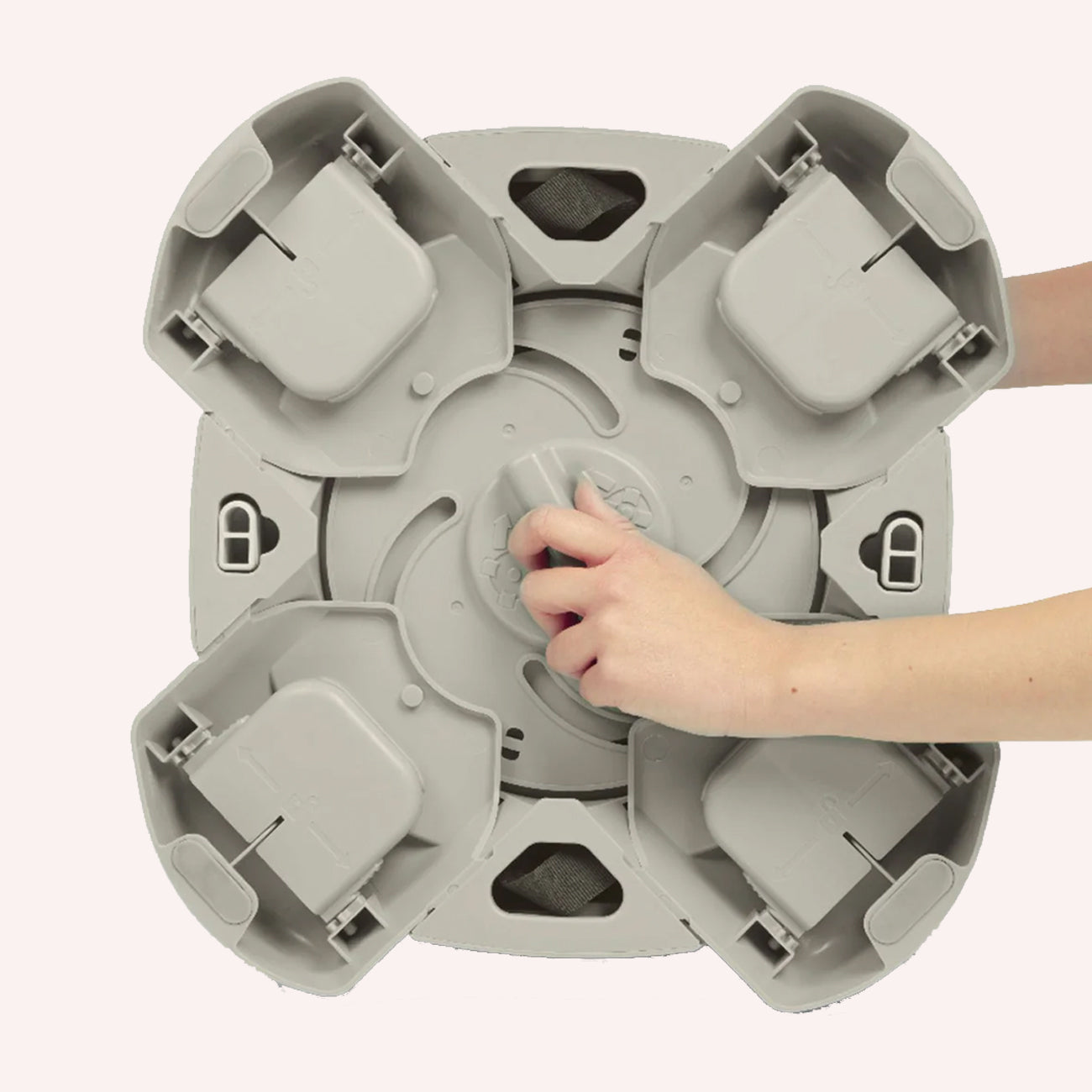 Bug 3-in-1 Floor & Booster Seat with Activity Tray - Clay