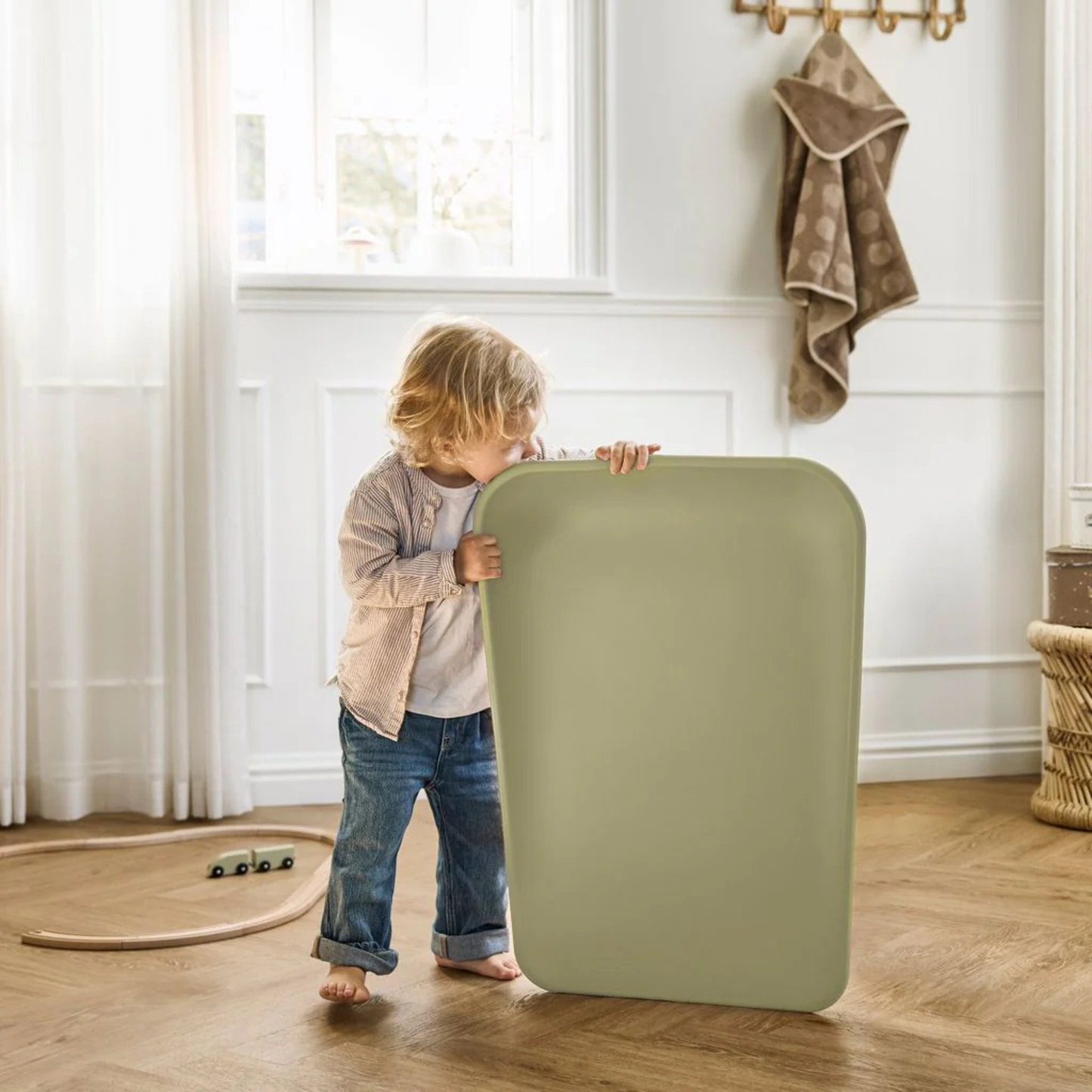 Matty Change Mat - Olive