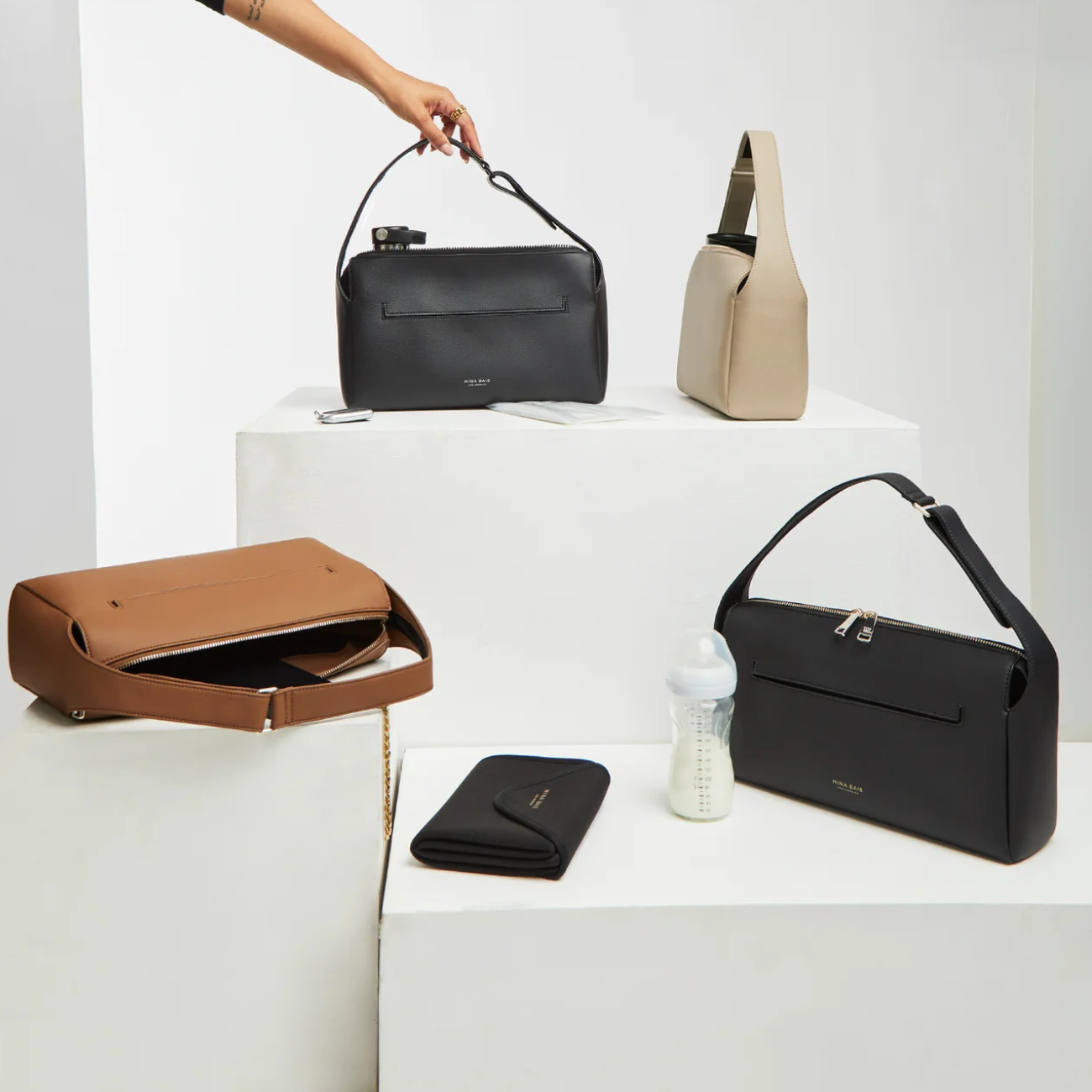 Stroller Vegan Caddy - Black