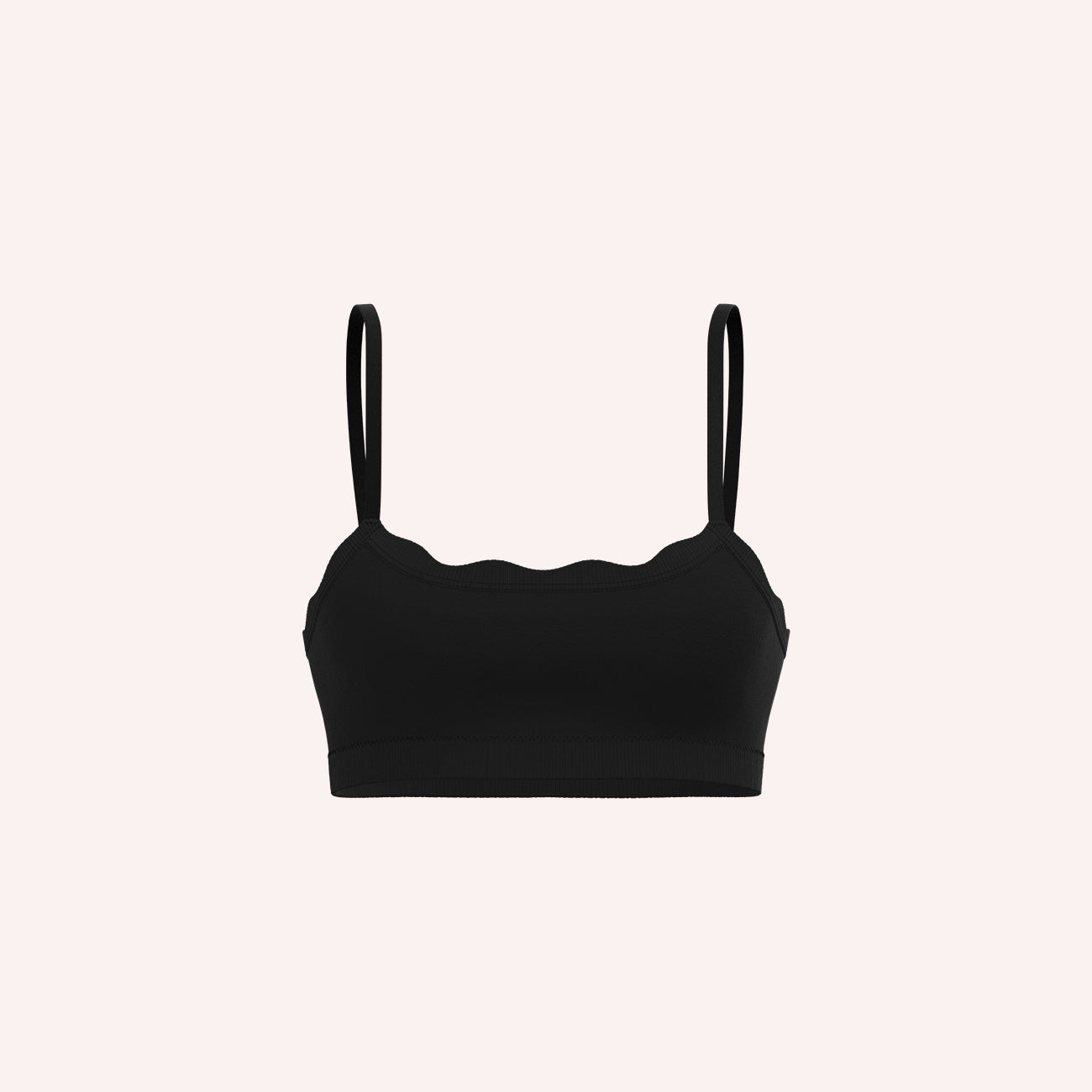 Plain cheap black bralette