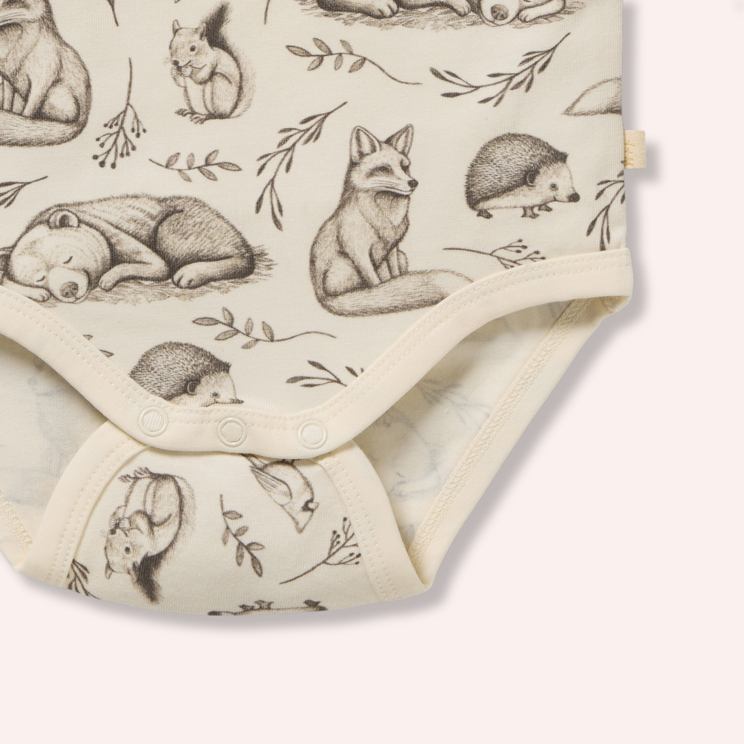 Organic Bodysuit - Foxglove Forest