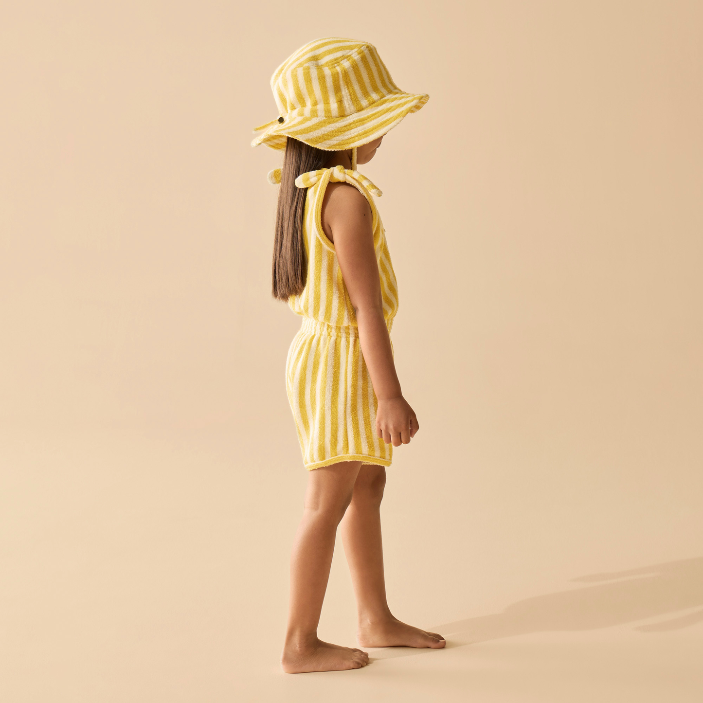 Organic Terry Sun Hat - Honey Wave