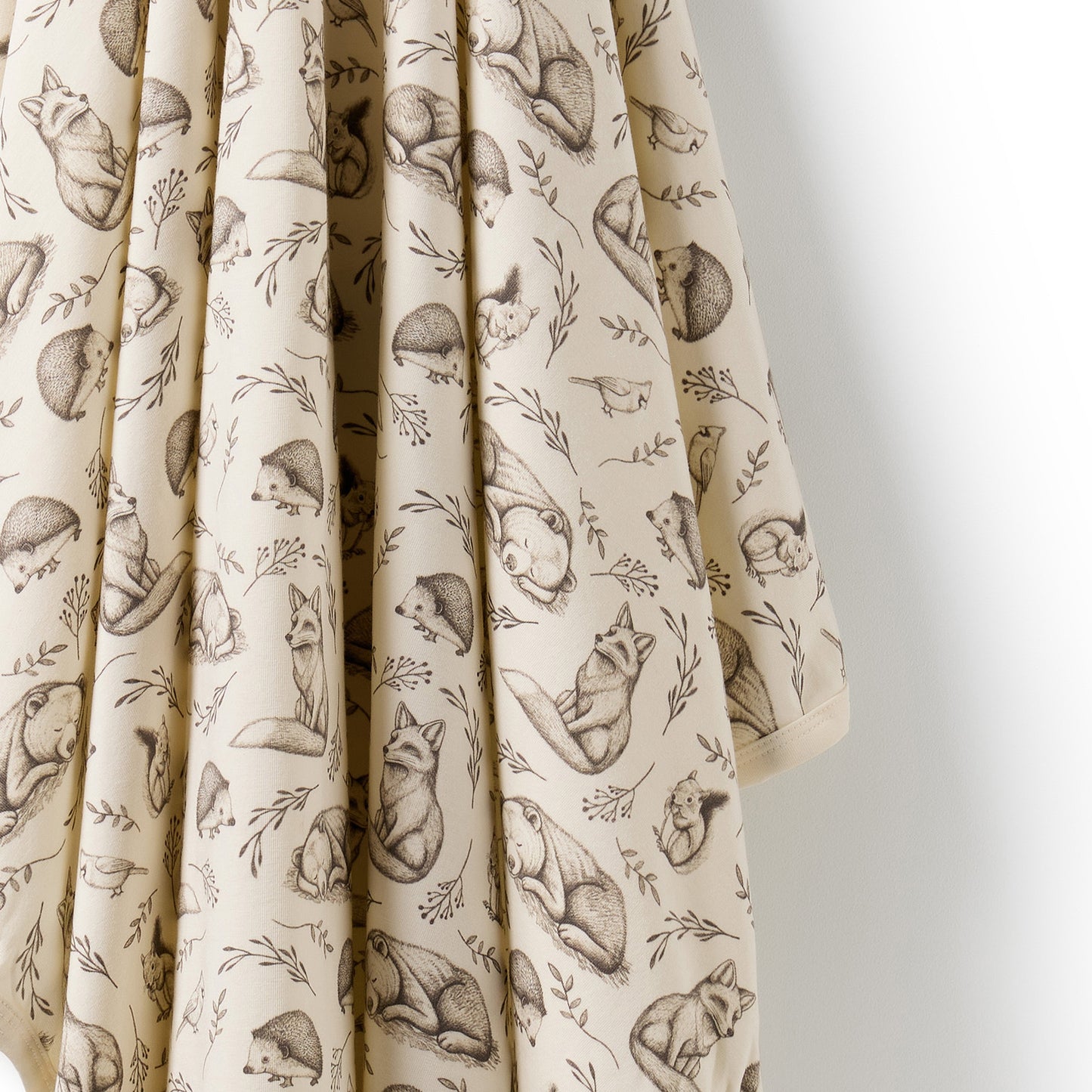 Organic Bunny Rug - Foxglove Forest