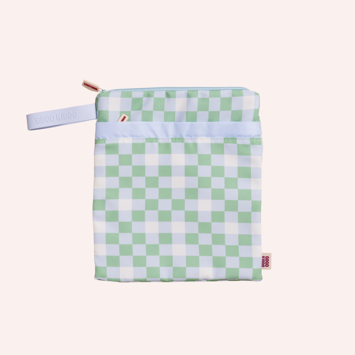 When You Need It Wet Bag - Sage Check