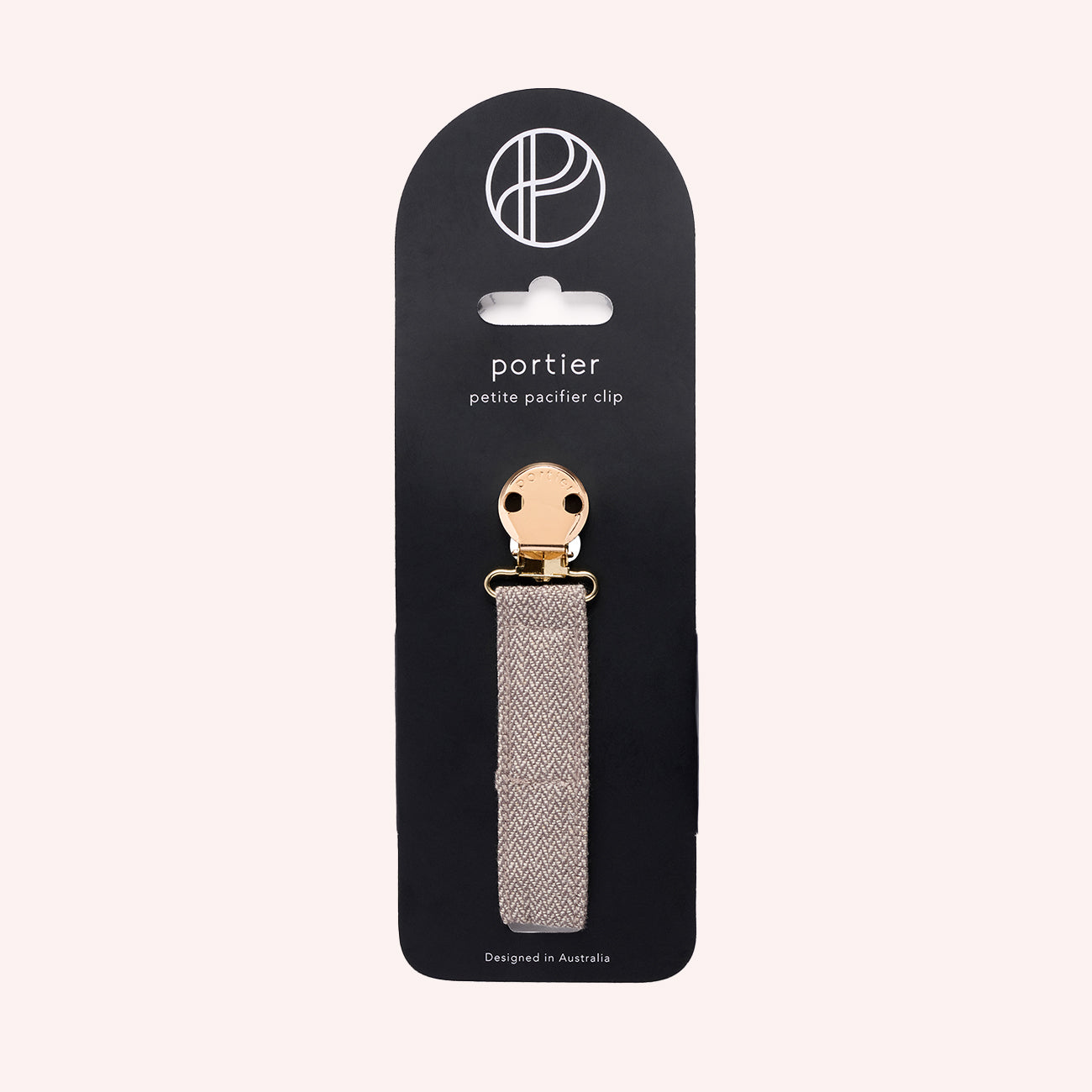 Petite Pacifier Clip - Fawn