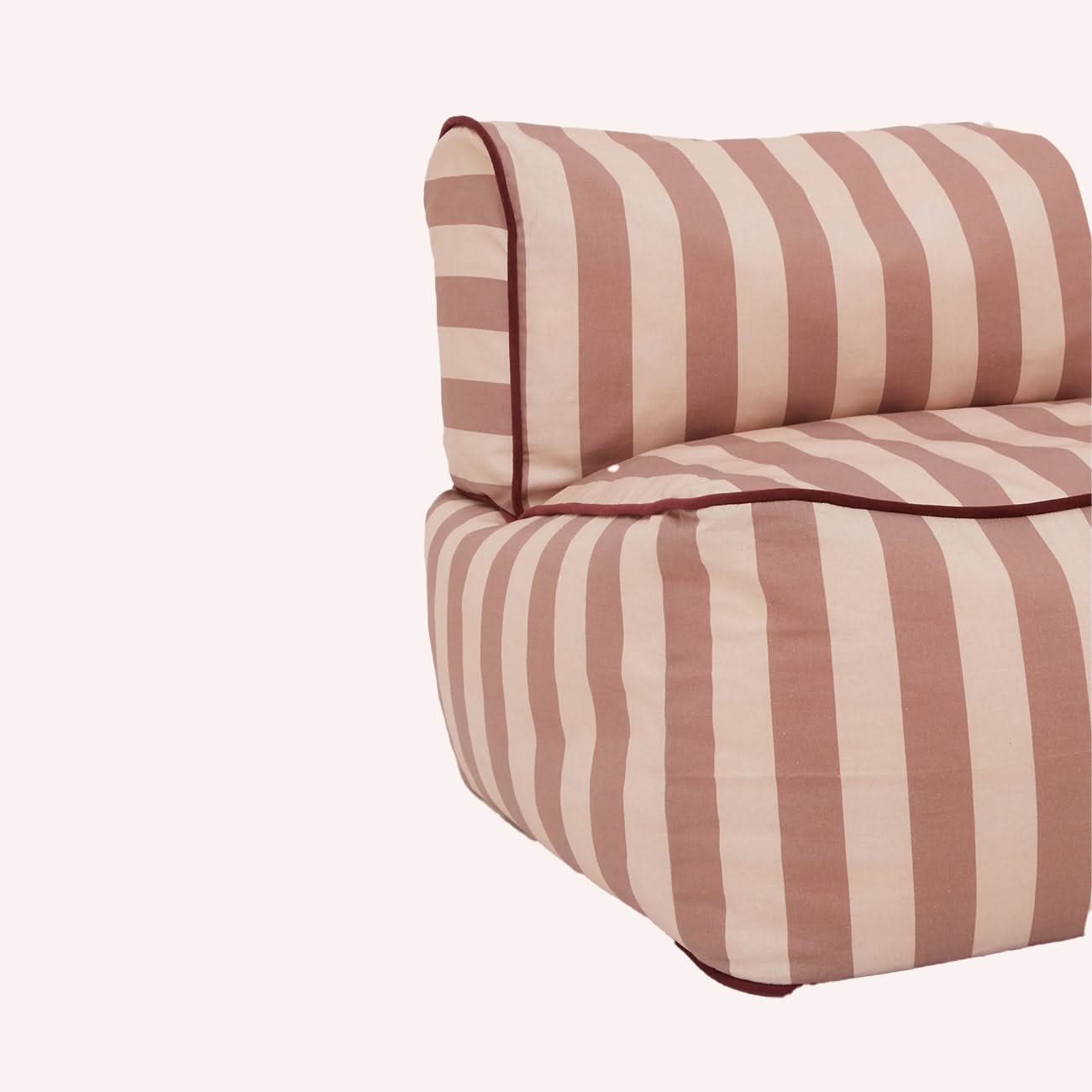 Striped Toddler Lounger - Red