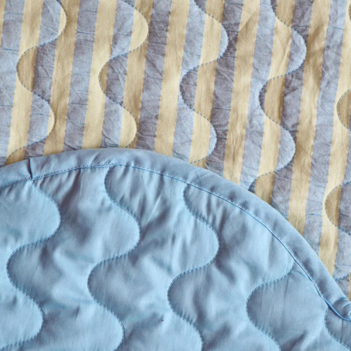Playmat - Butter Blue Seersucker