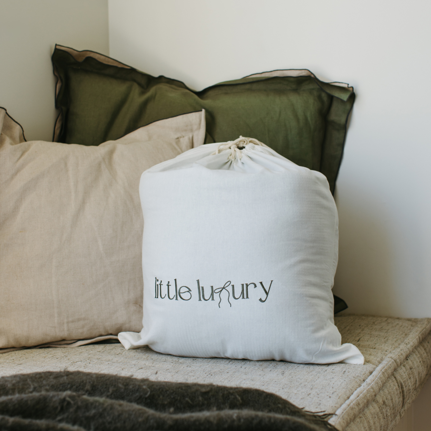 Plush Organic Playmat - Olive