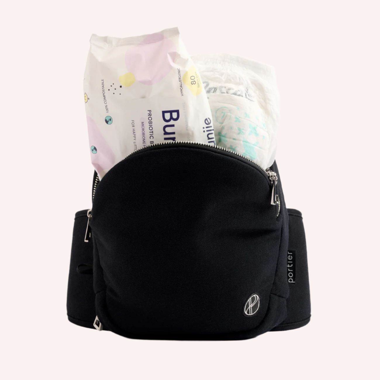 Portier - Brio Belt- Jet Black