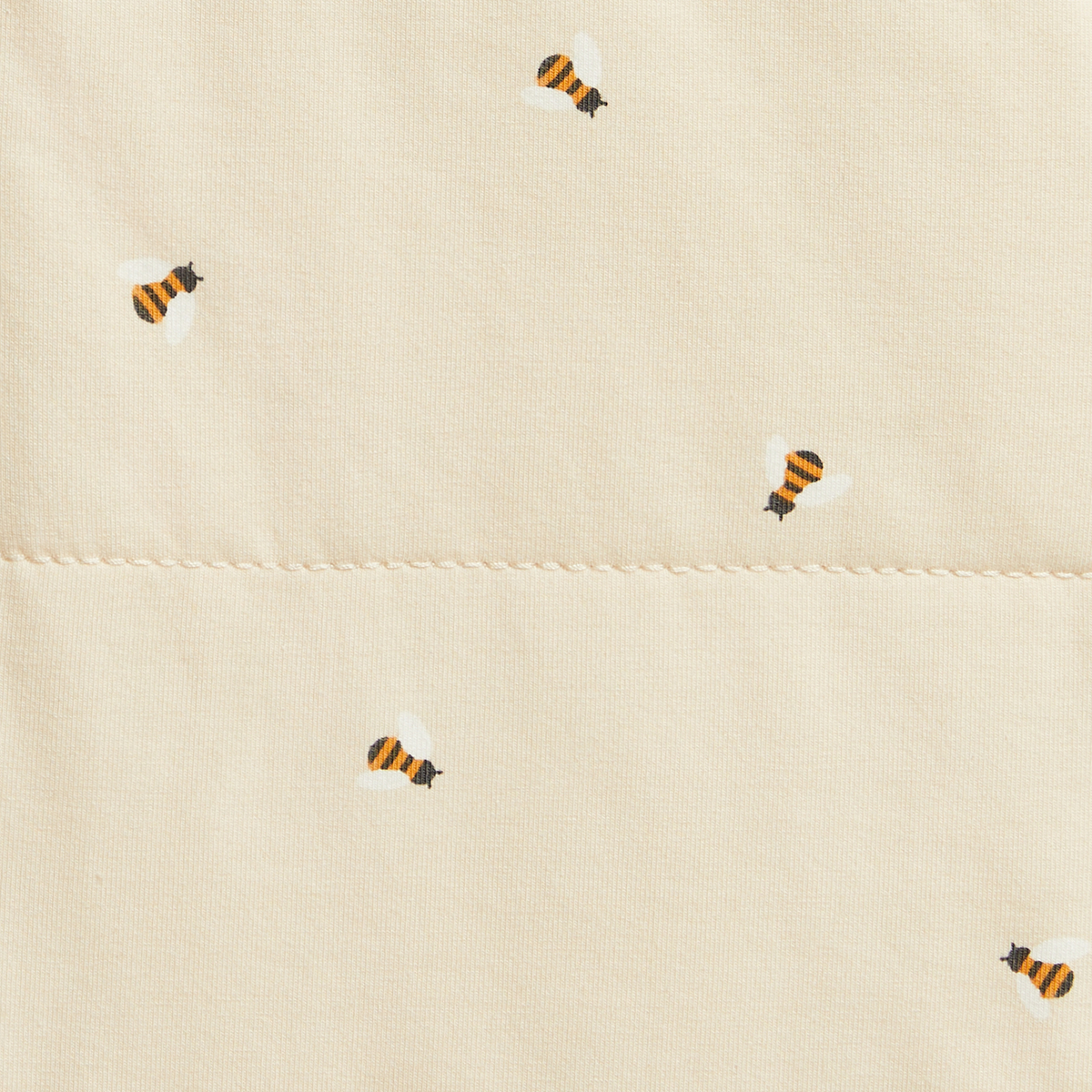 Stage 1 Swaddle Up - 2.5 TOG - Quilted Stretch Cotton - Oatmeal Bees