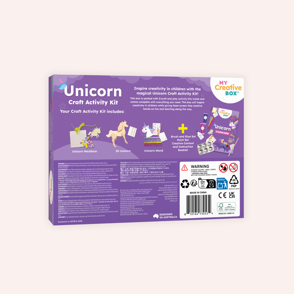 Unicorn and Fairy Craft Mini Activity Kit