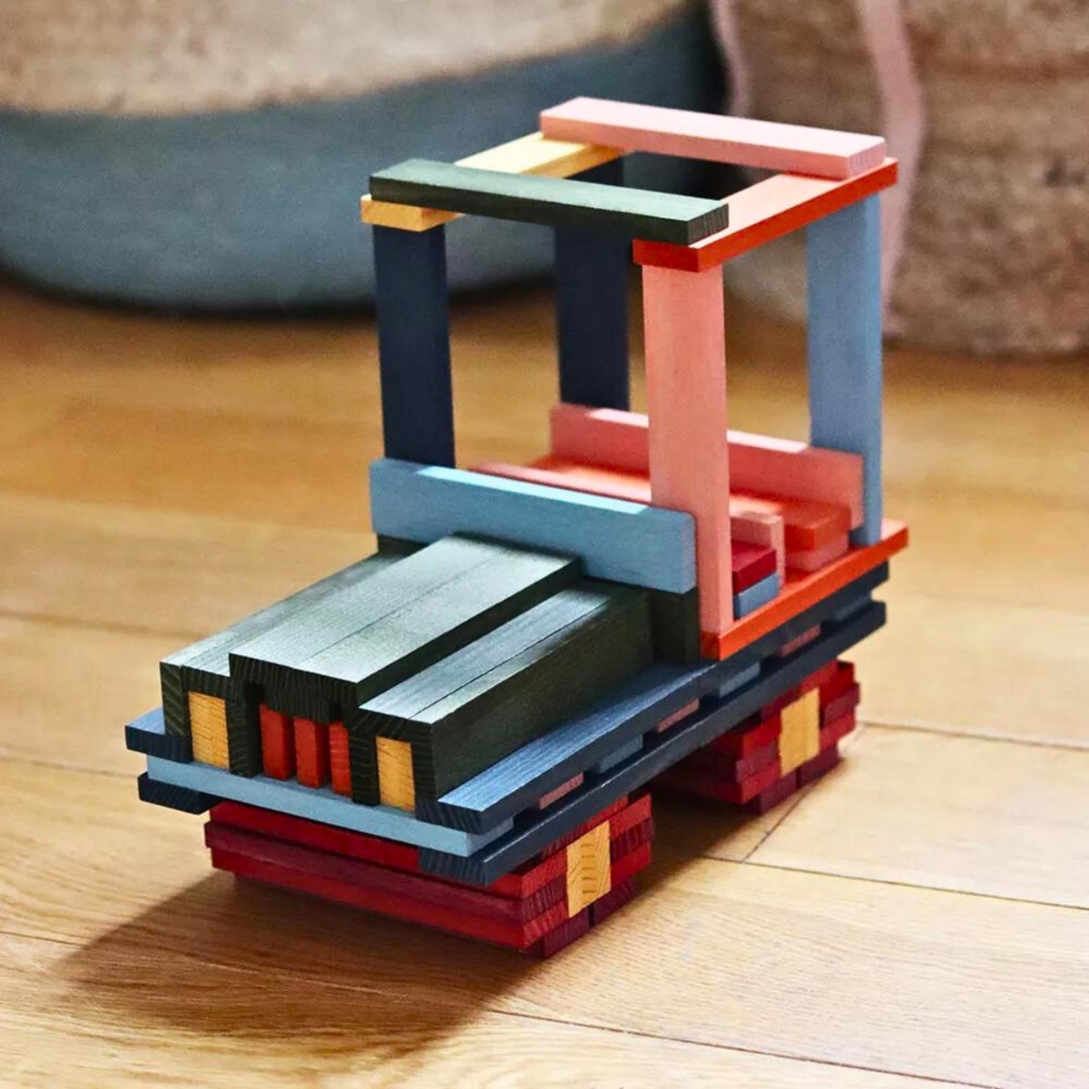 KAPLA Blocks Building Planks - Octocolour Case (Set of 100)