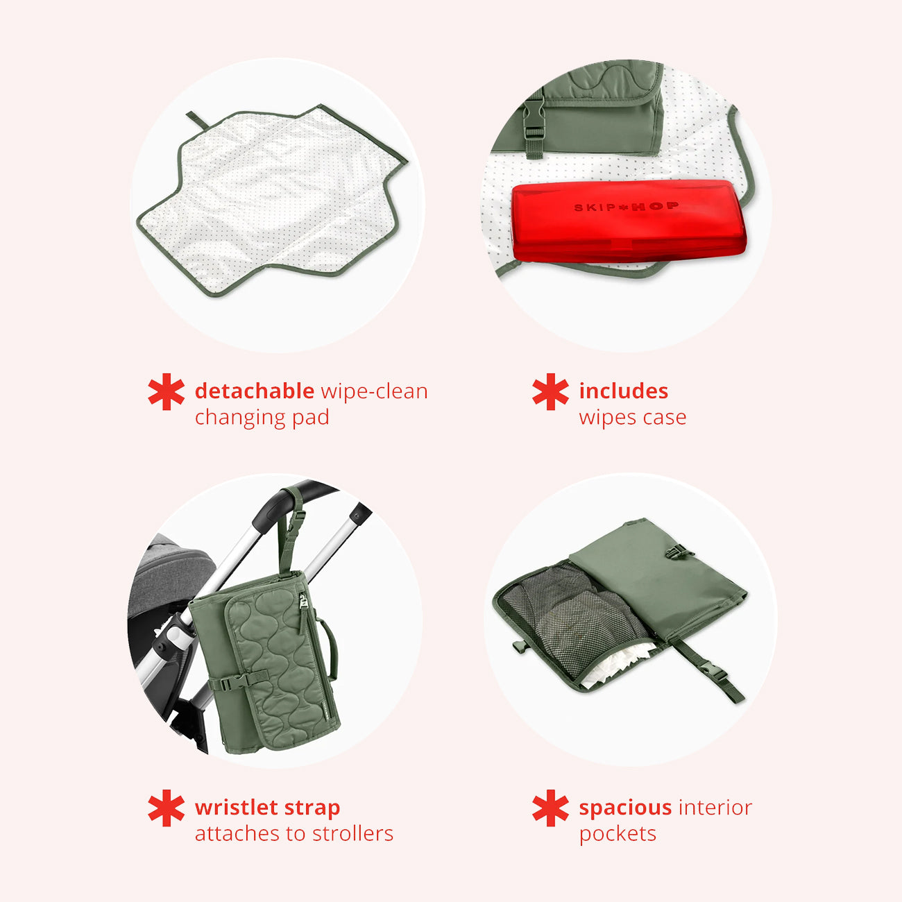 Skip Hop Pronto Signature Changing Station - Dark Sage