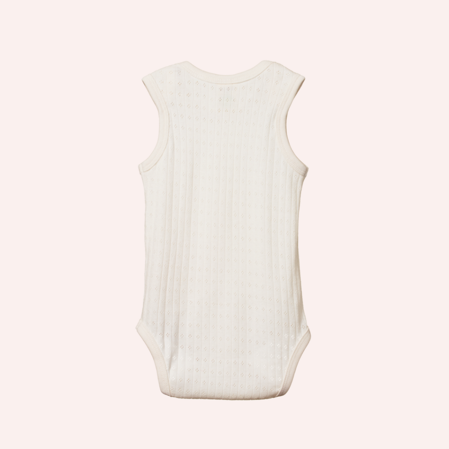 Singlet Bodysuit Pointelle - Natural