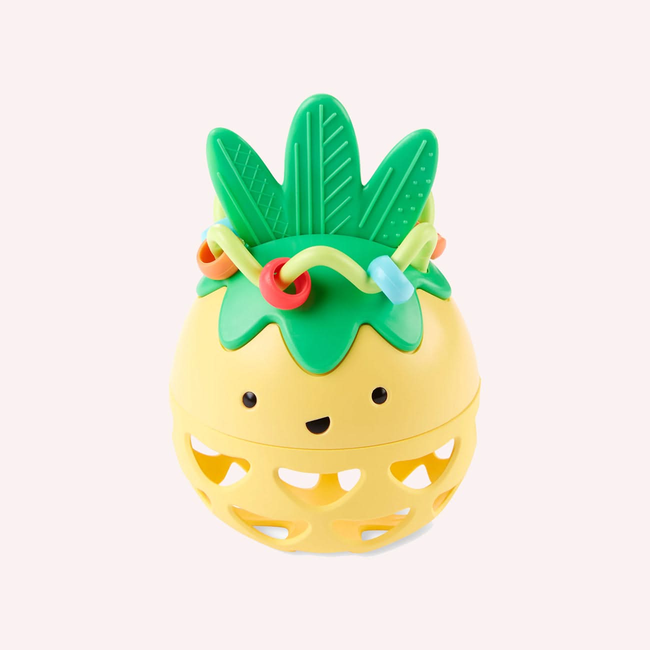 Farmstand Roll Around Pineapple Rattle Baby Toy