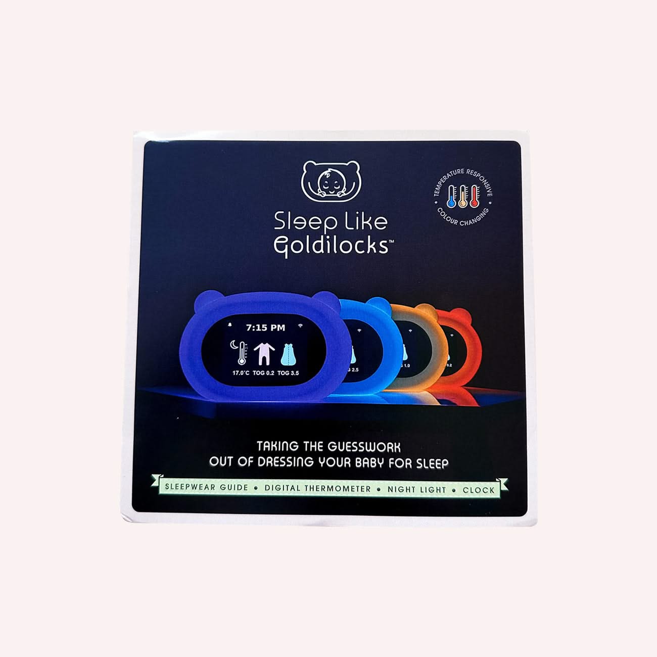 Baby Sleepwear Guide, Night Light and Thermometer